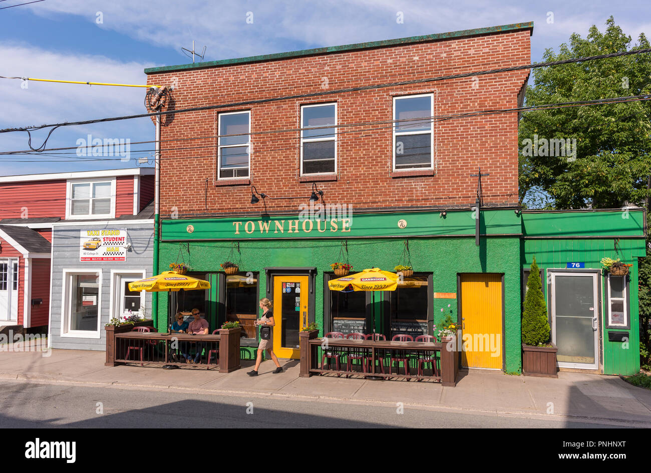 ANTINOGISH, NOVA SCOTIA, CANADA - The Townhouse Brewpub and Eatery. Stock Photo
