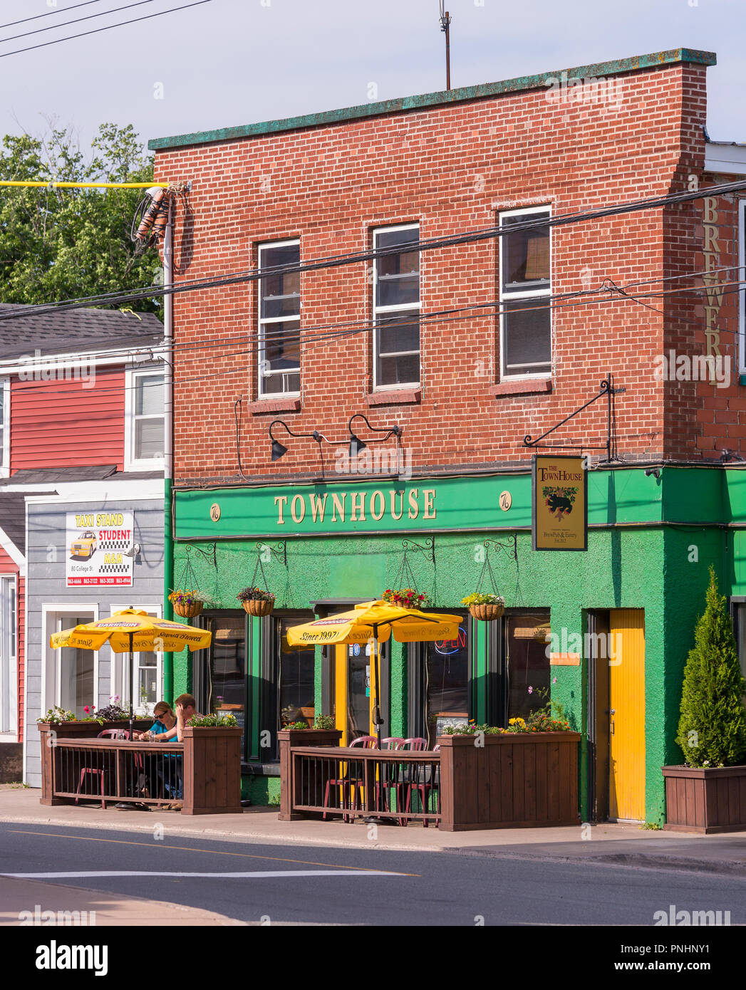 ANTINOGISH, NOVA SCOTIA, CANADA - The Townhouse Brewpub and Eatery. Stock Photo