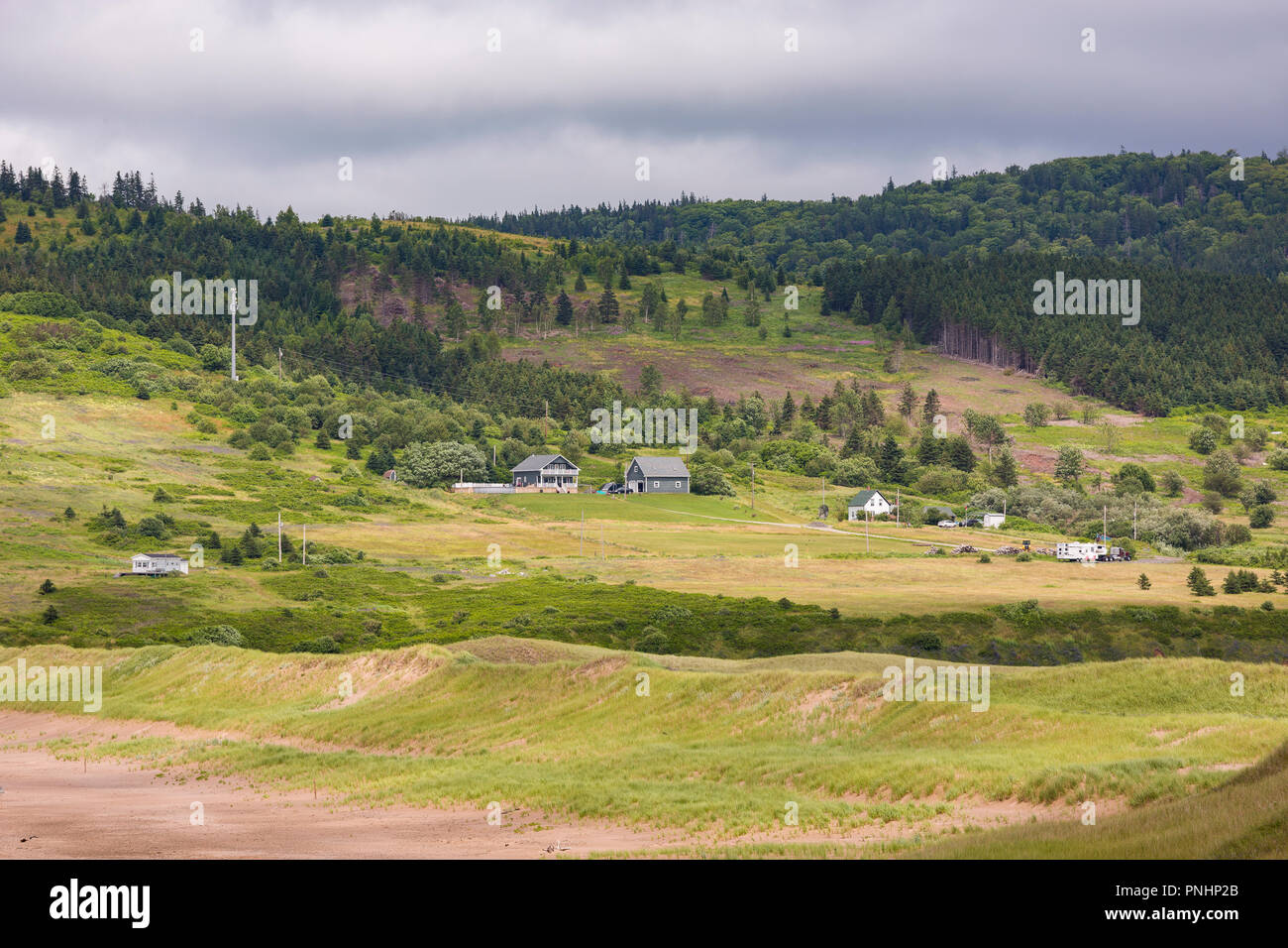 MABOU, CAPE BRETON, NOVA SCOTIA, CANADA West coast houses on Cape
