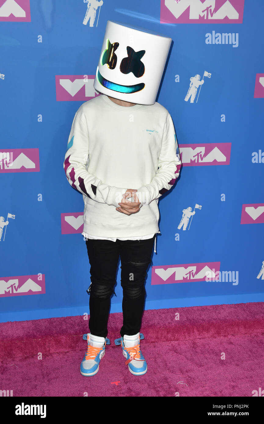 2018 Mtv Video Music Awards Held At Radio City Music Hall Arrivals Featuring Dj Marshmellow Where New York New York United States When 20 Aug 2018 Credit Wenn Com Stock Photo Alamy