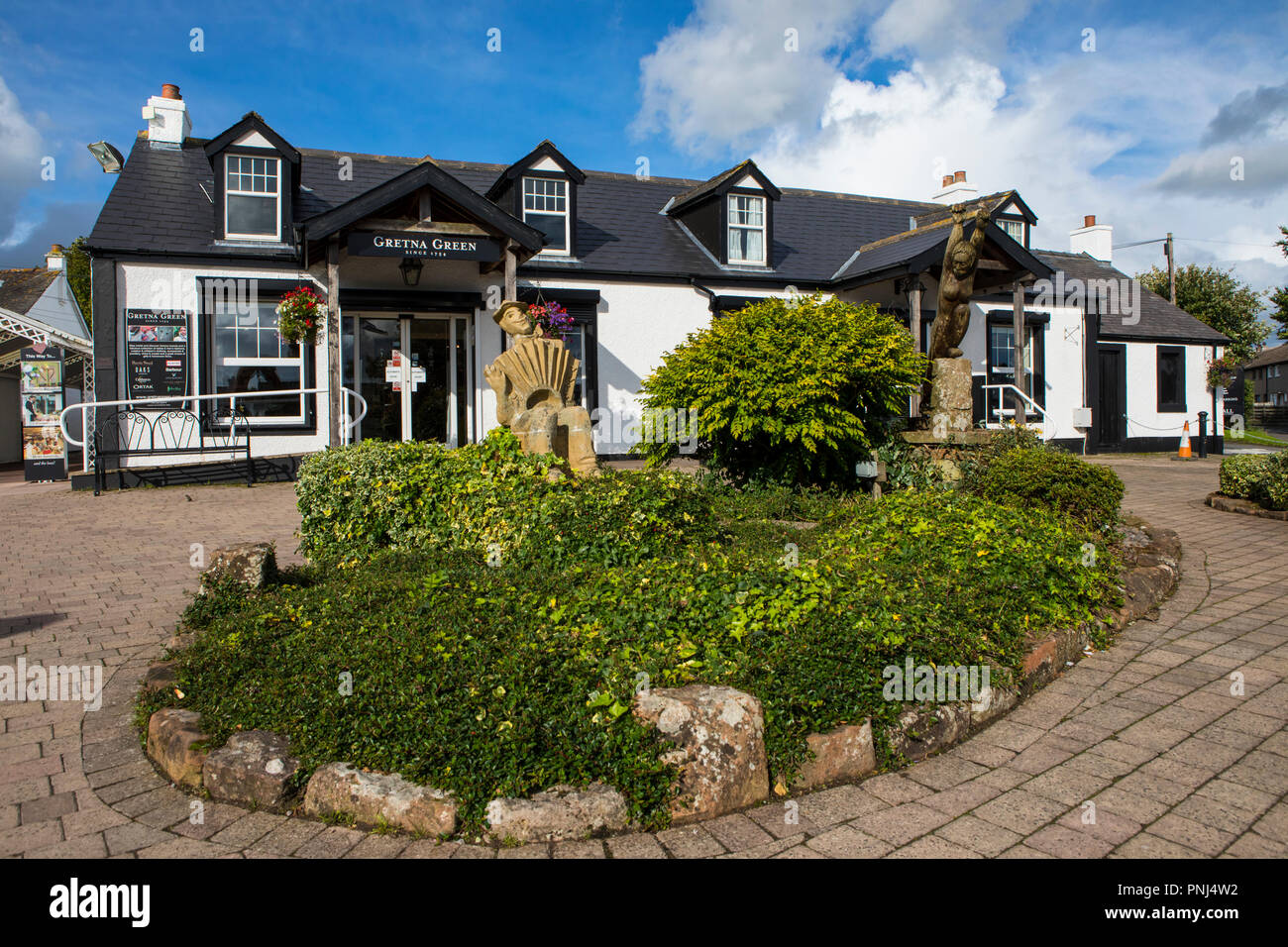 Gretna Green, Scotland August 24th 2018 The historic village of