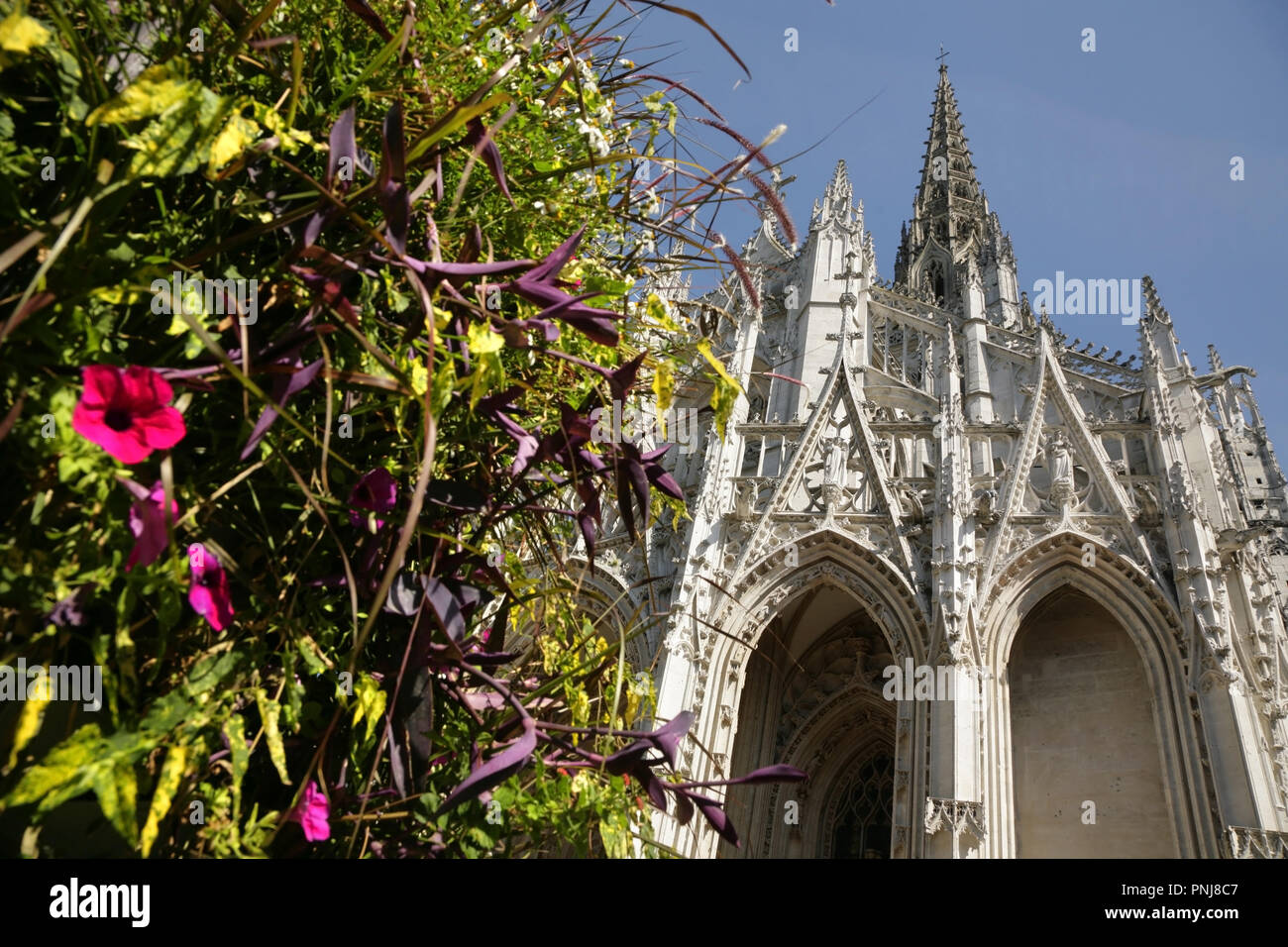 Church Of Saint Maclou Rouen France Built In The Flamboyant Style Of Gothic Architecture Stock Photo Alamy