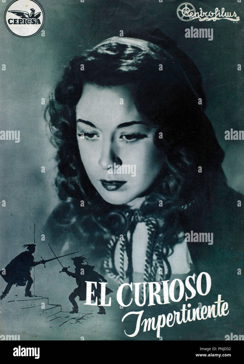 Original film title: EL CURIOSO IMPERTINENTE. English title: CURIOSO  IMPERTINENTE. Year: 1953. Director: FLAVIO CALZAVARA. Credit: VALENCIA  FILMS  Album Stock Photo - Alamy