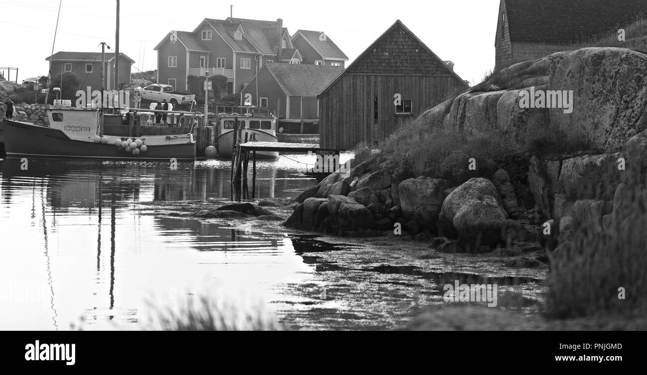 Pictures from Nova Scotia, in and around Peggy's Cove, showing the
