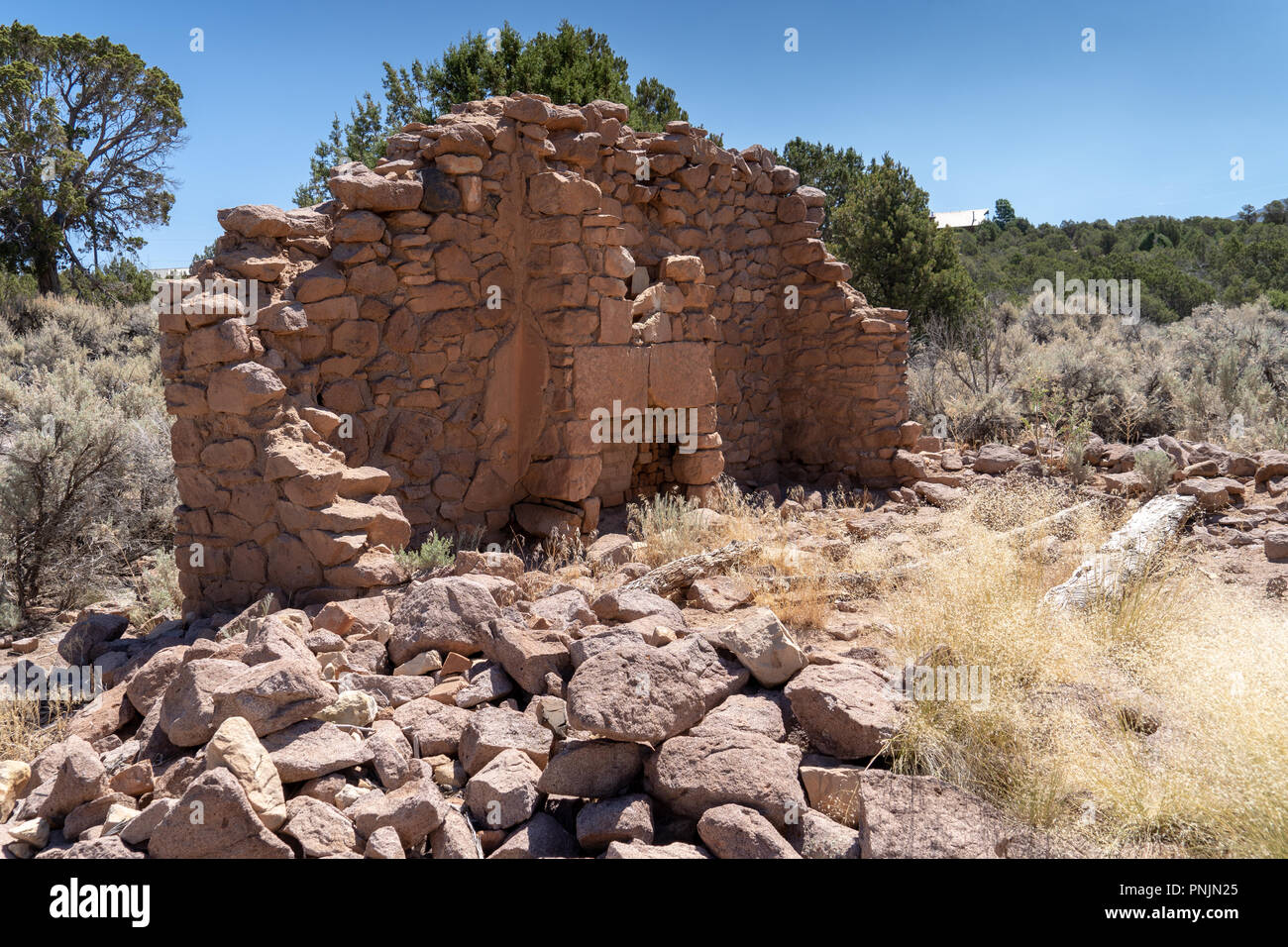 Charcoal kiln in Old Irontown, a ghost town in Utah near Cedar City