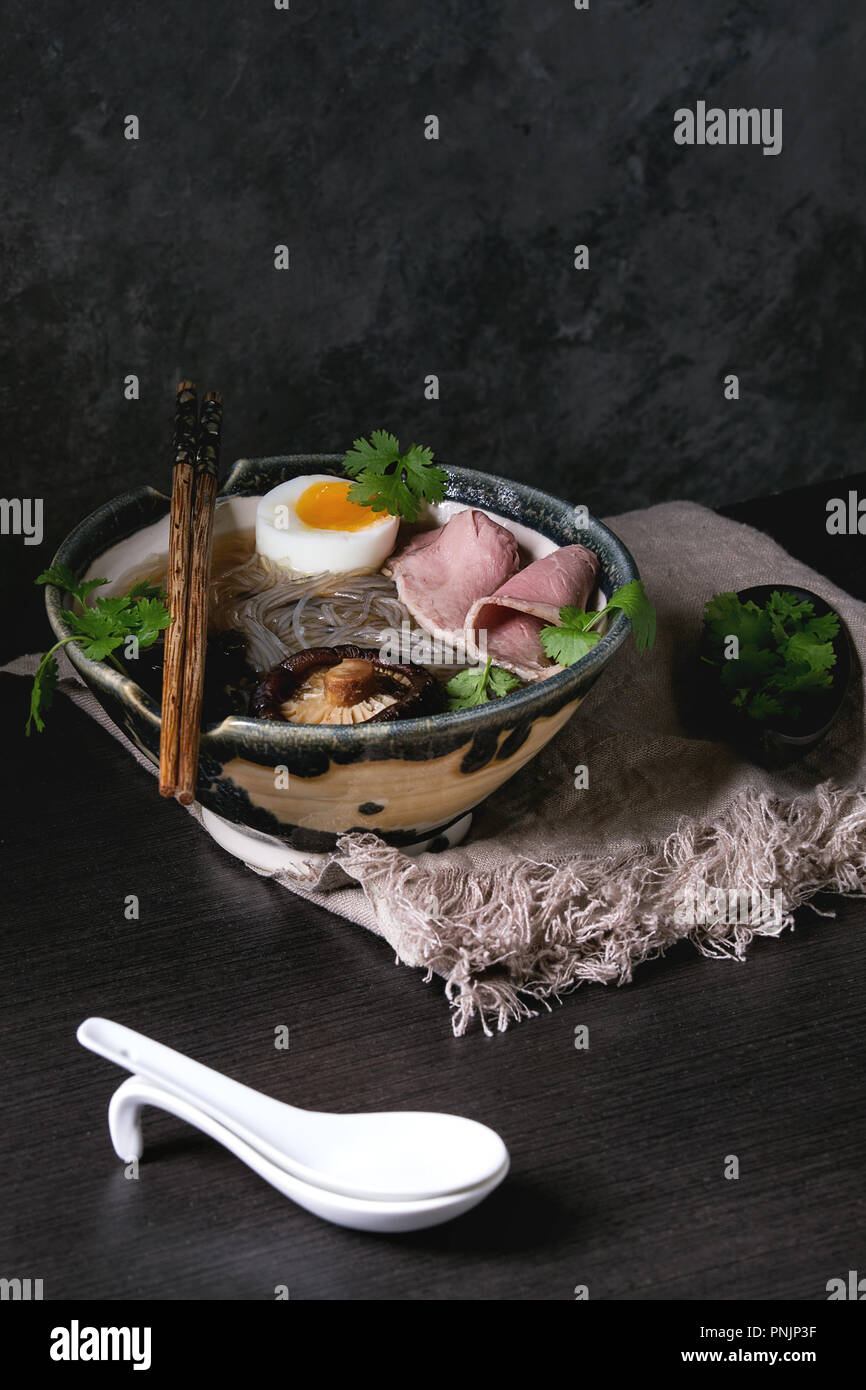 Japanese Noodle Soup Stock Photo Alamy
