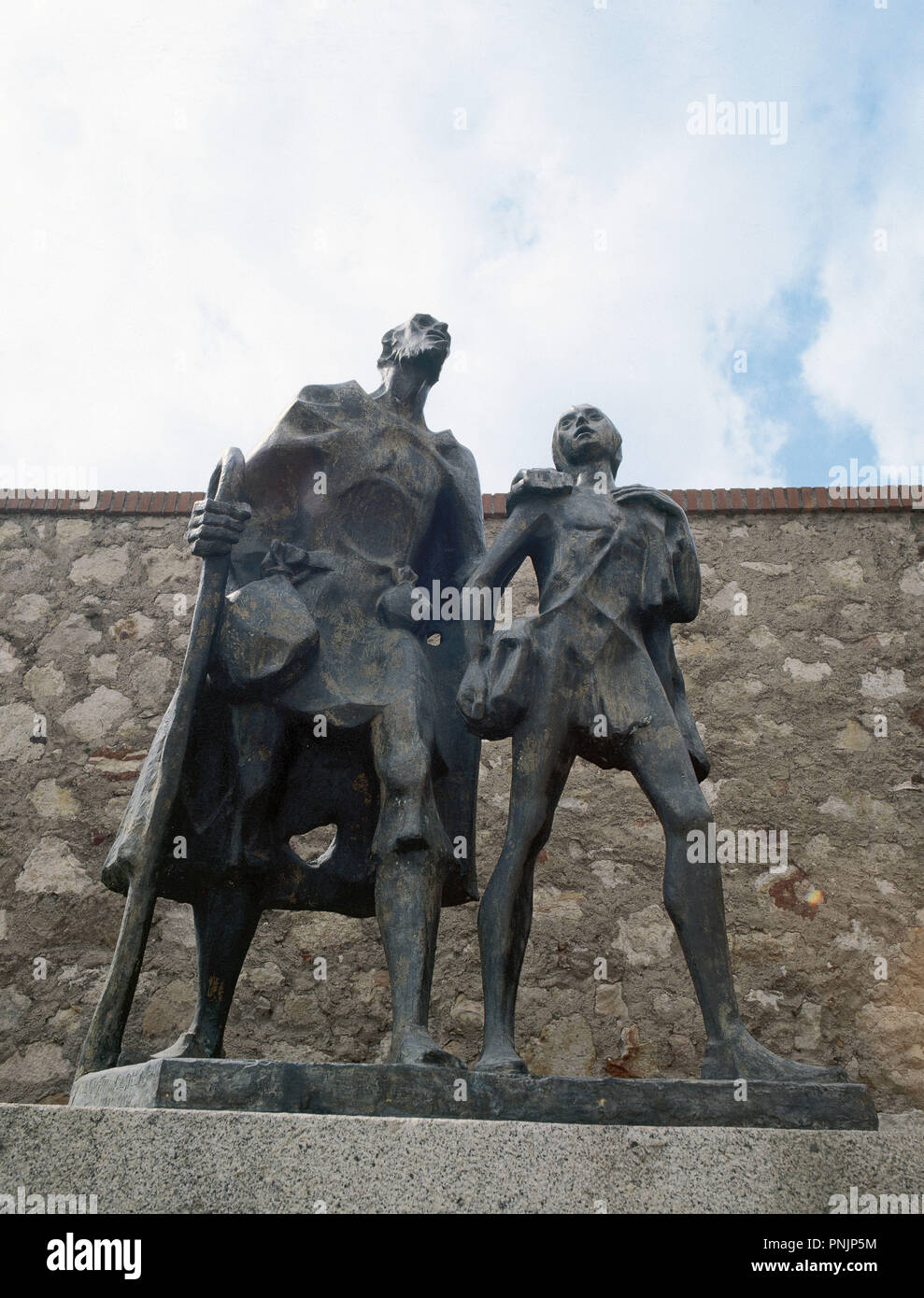 Lazarillo de Tormes. Monument. Bronze. By Agustin Casillas. Salamanca. Spain. Stock Photo