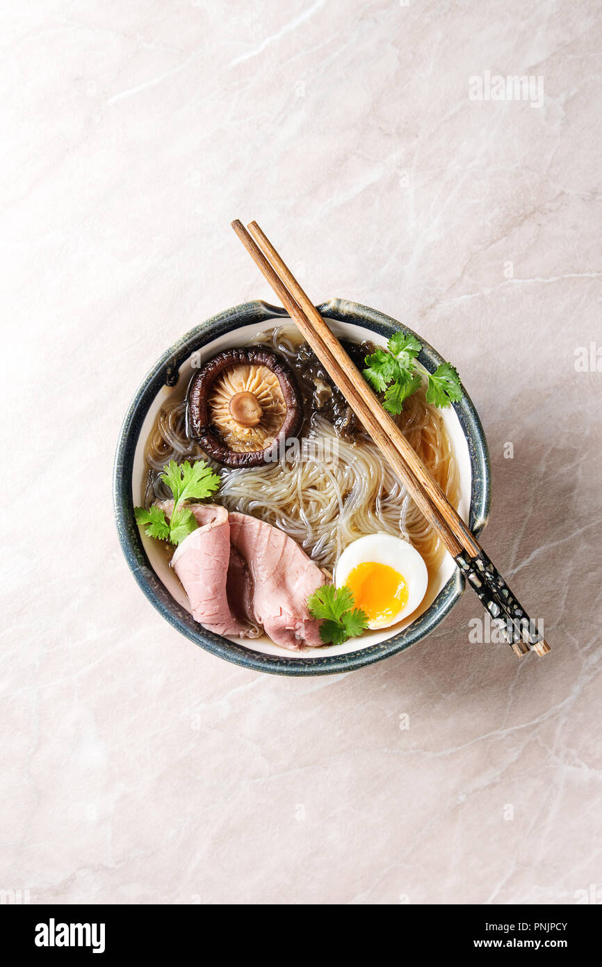 Japanese Noodle Soup Stock Photo Alamy