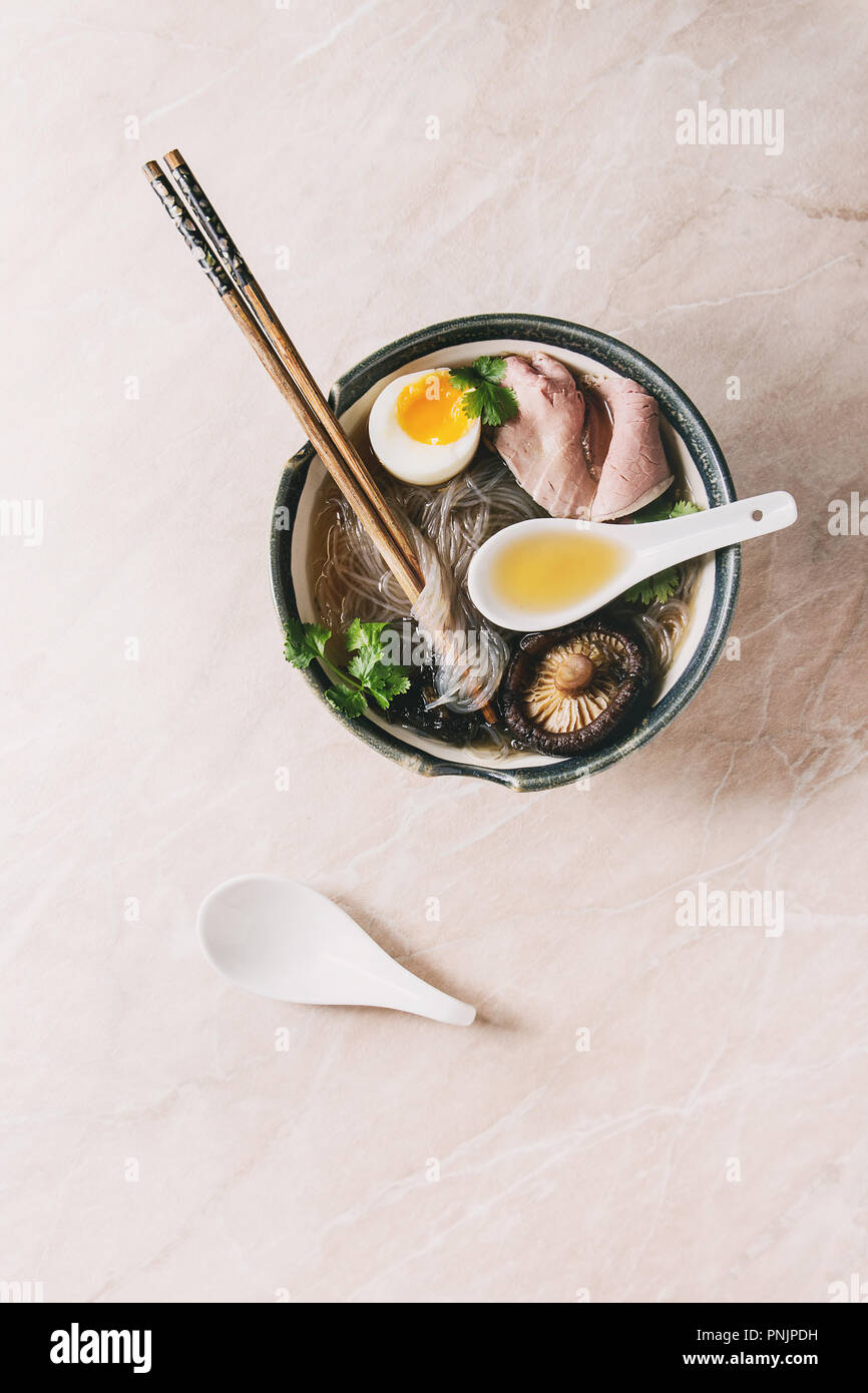 Japanese Noodle Soup Stock Photo Alamy