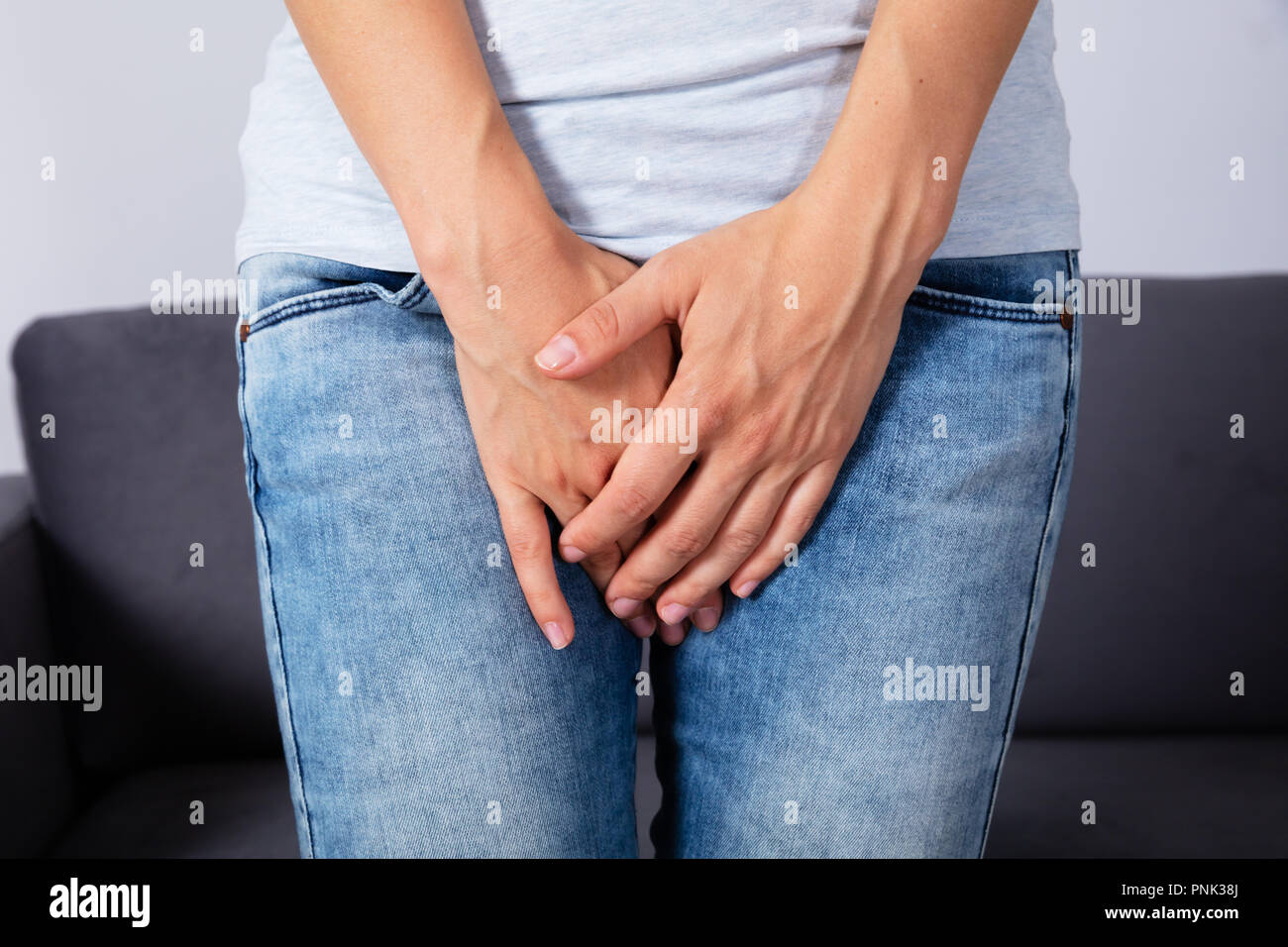 Hand crotch woman hi-res stock photography and images - Alamy