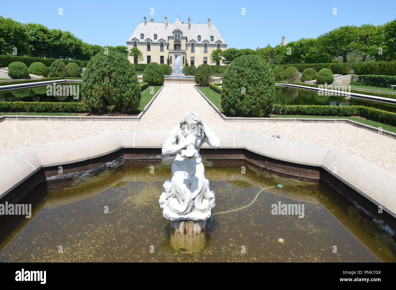 Old Westbury, New York State. Long Island Gold Coast Mansion Stock
