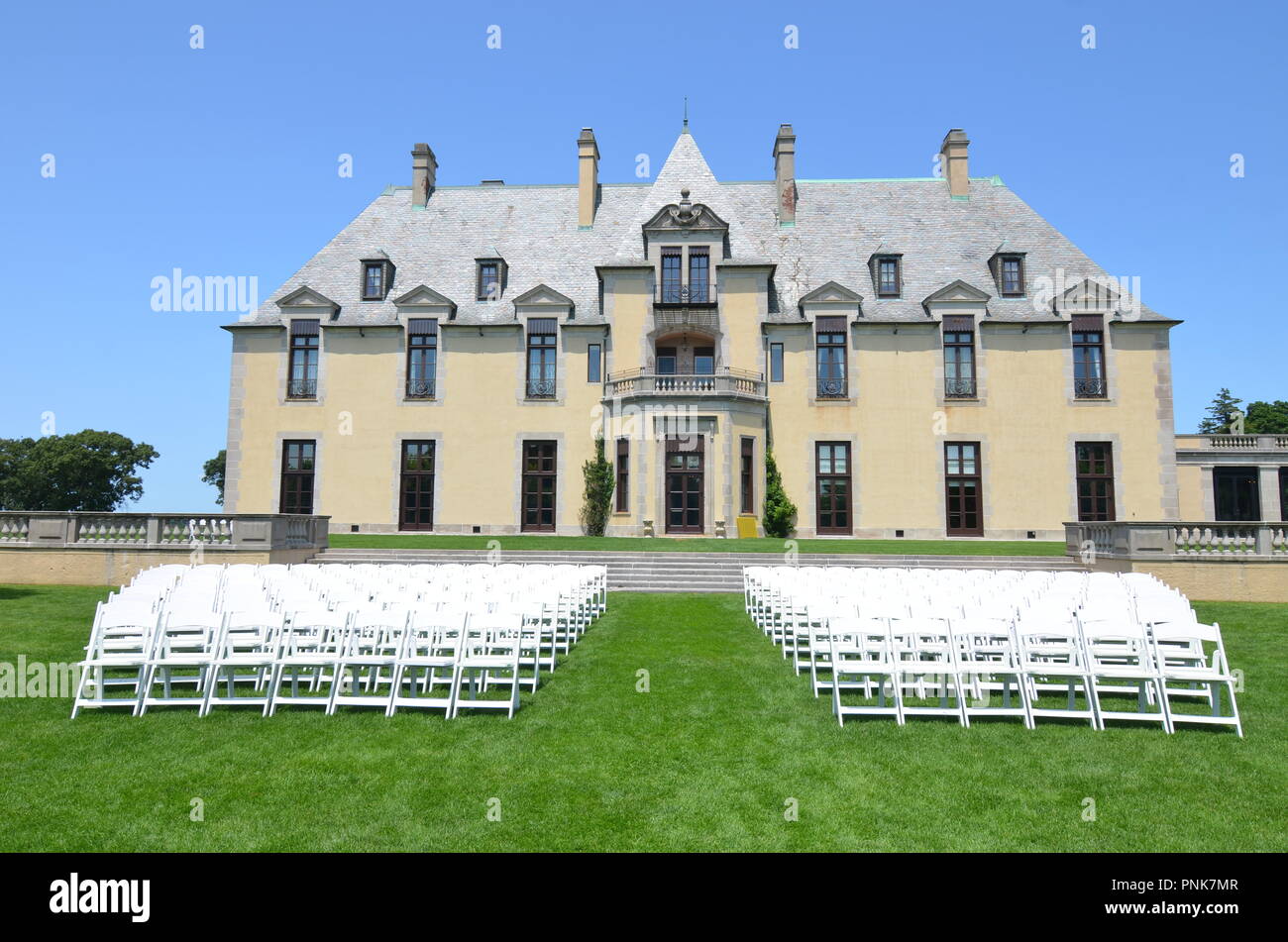 Old Westbury, New York State. Long Island Gold Coast Mansion Stock