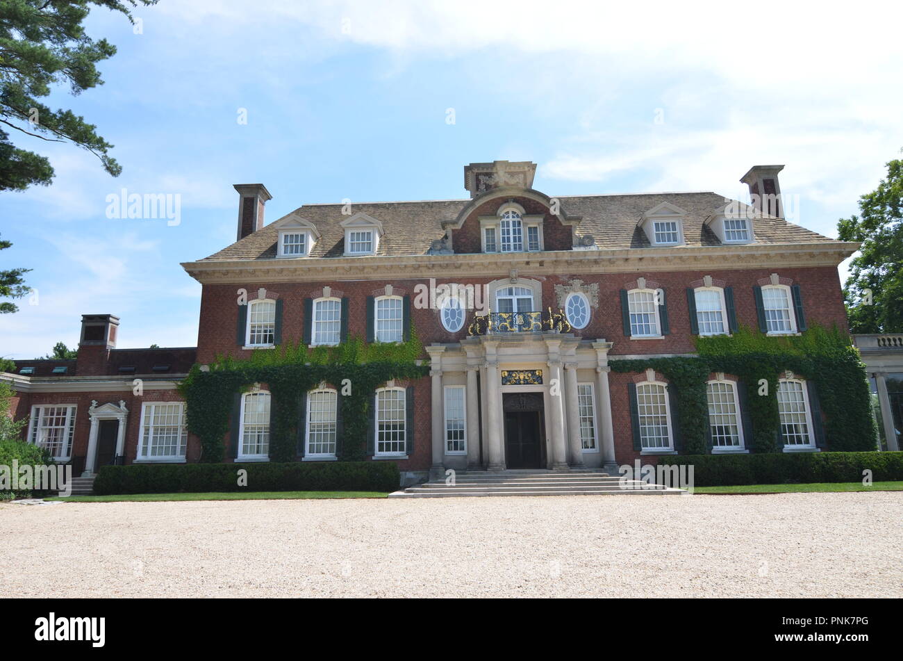 Old Westbury, New York State. Long Island Gold Coast Mansion Stock