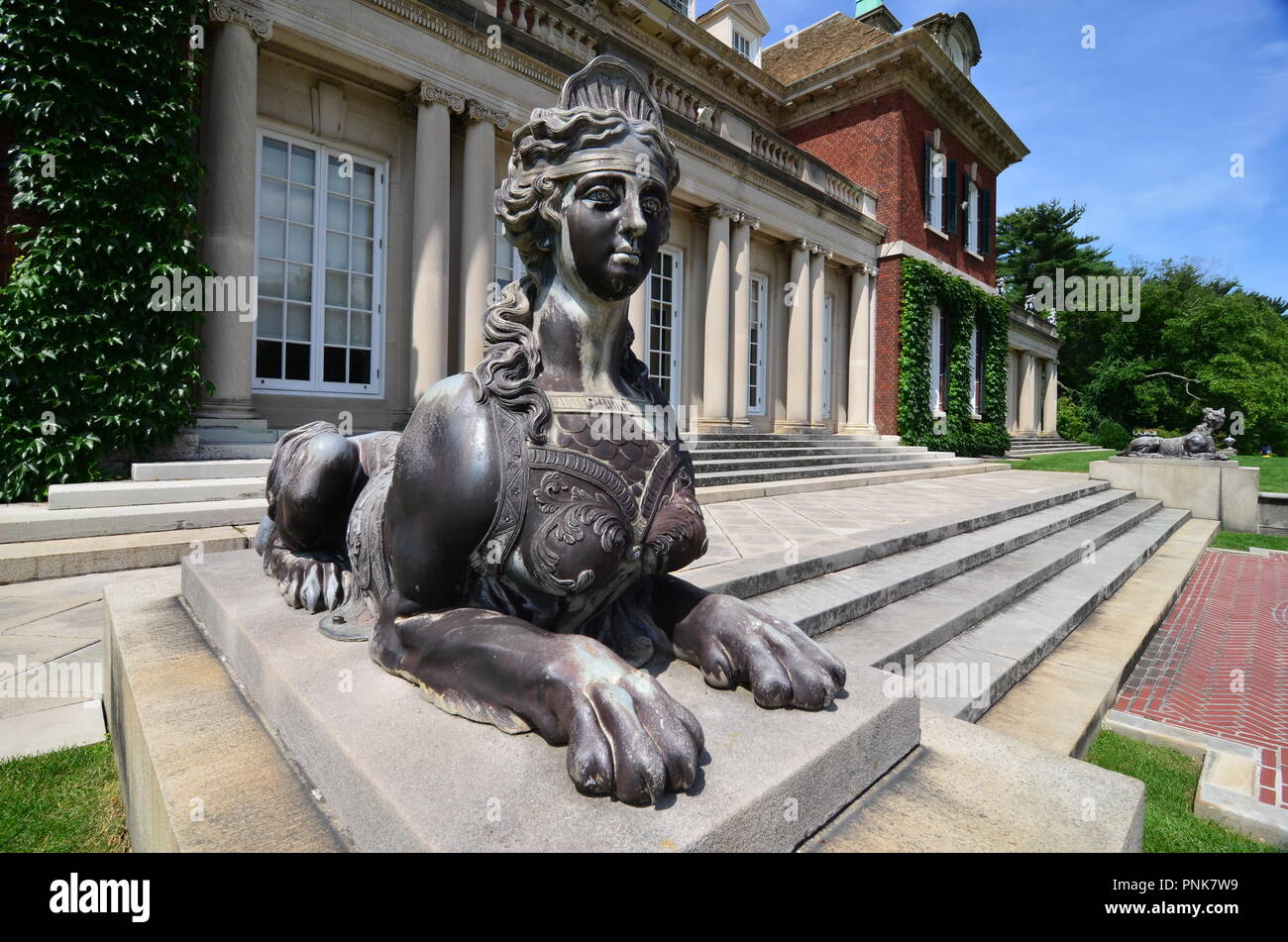 Old Westbury, New York State. Long Island Gold Coast Mansion Stock