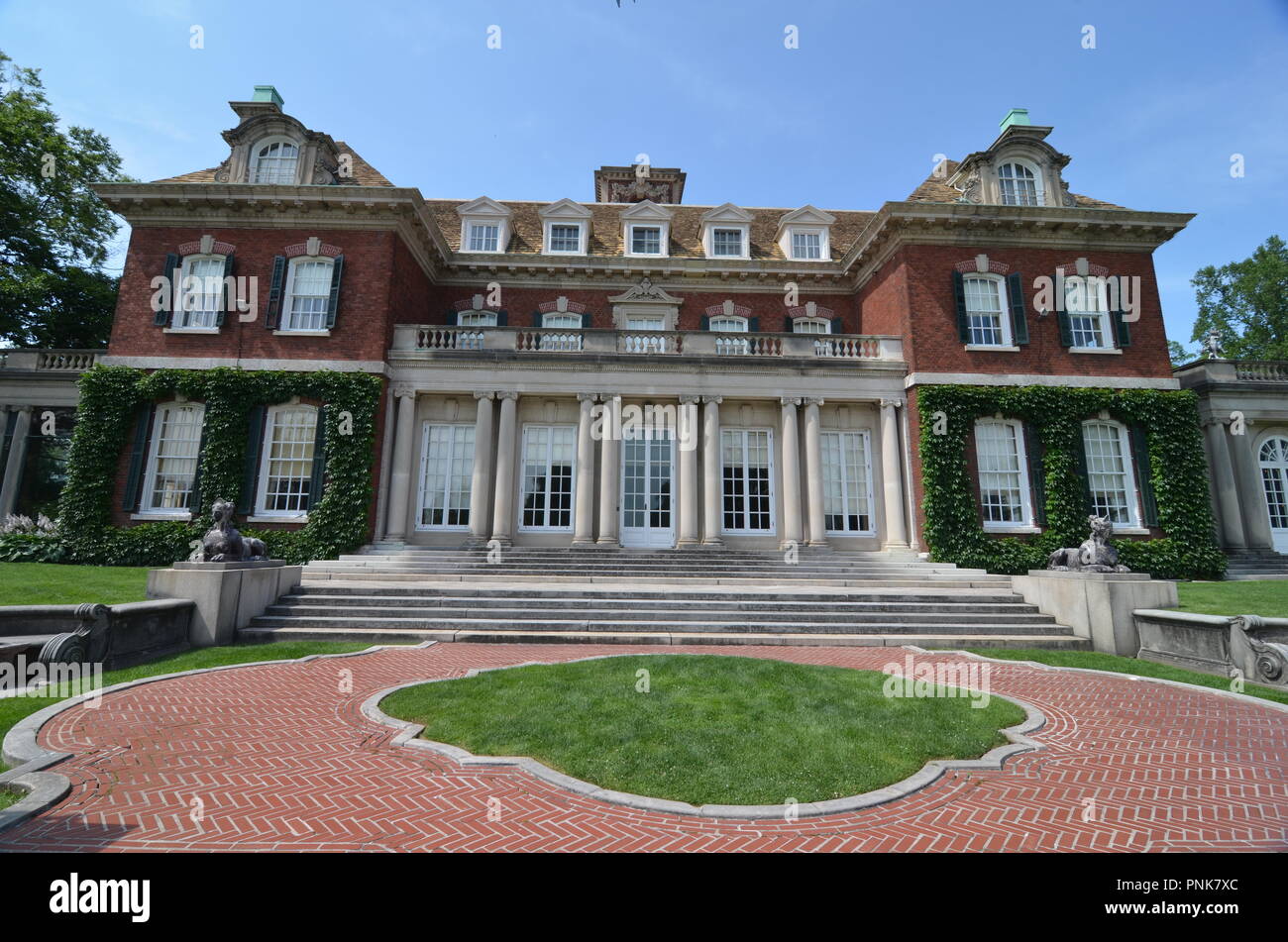 Old Westbury, New York State. Long Island Gold Coast Mansion Stock