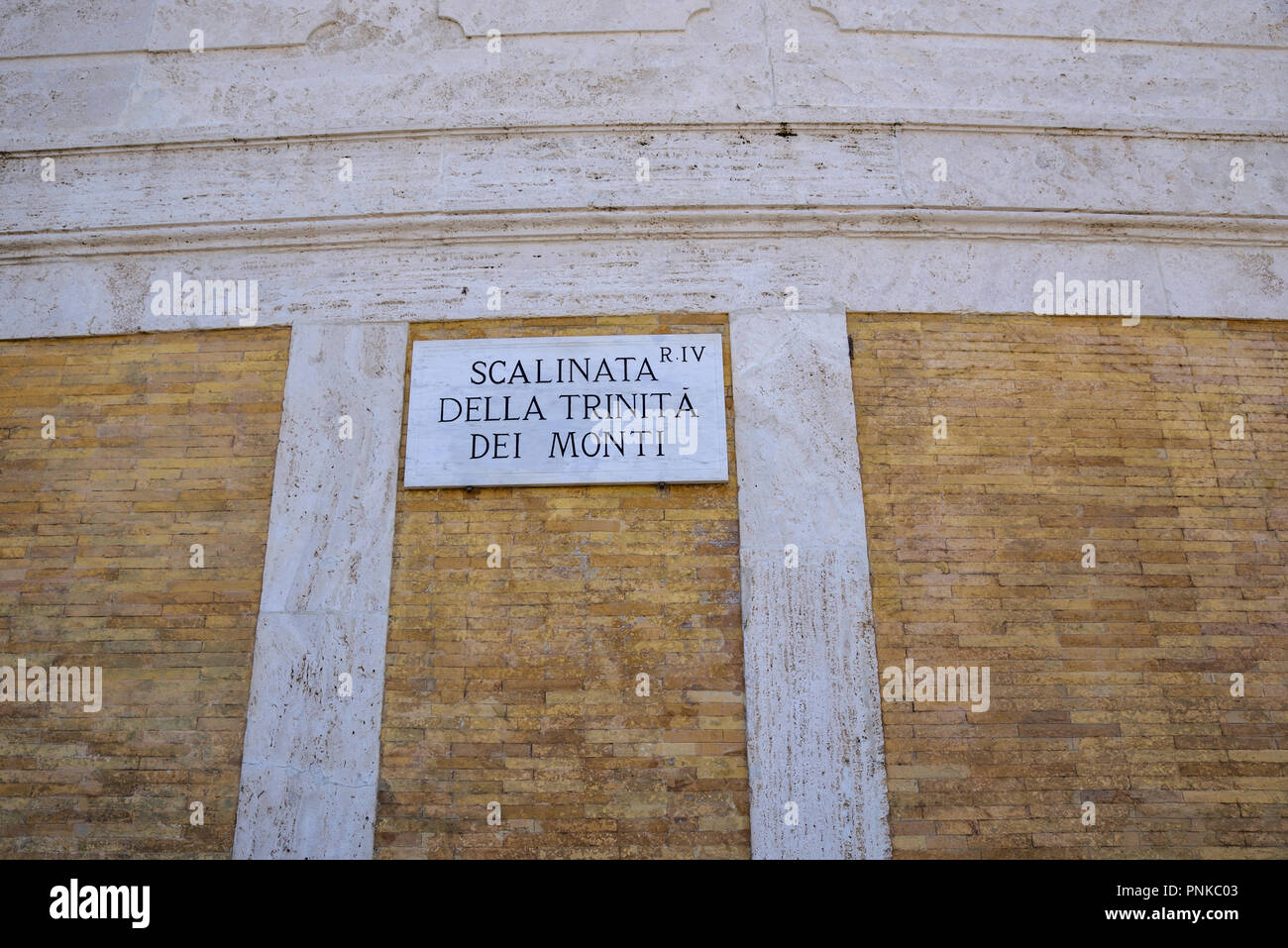 The Trinity Building Rome Rome Italy. Church of the trinity of the mountains. Stairway of the ...