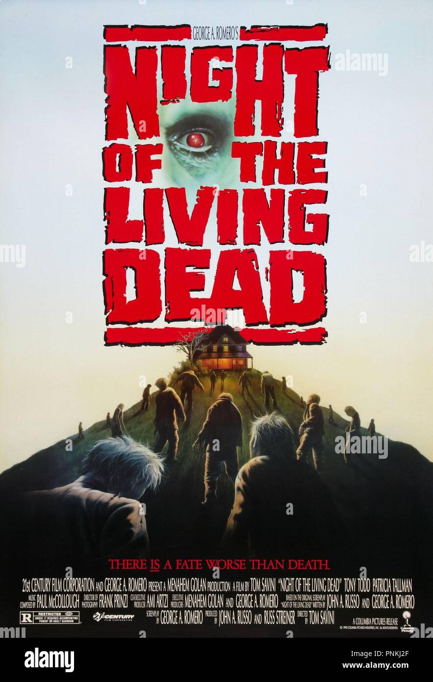 Night of the living dead poster hi-res stock photography and
