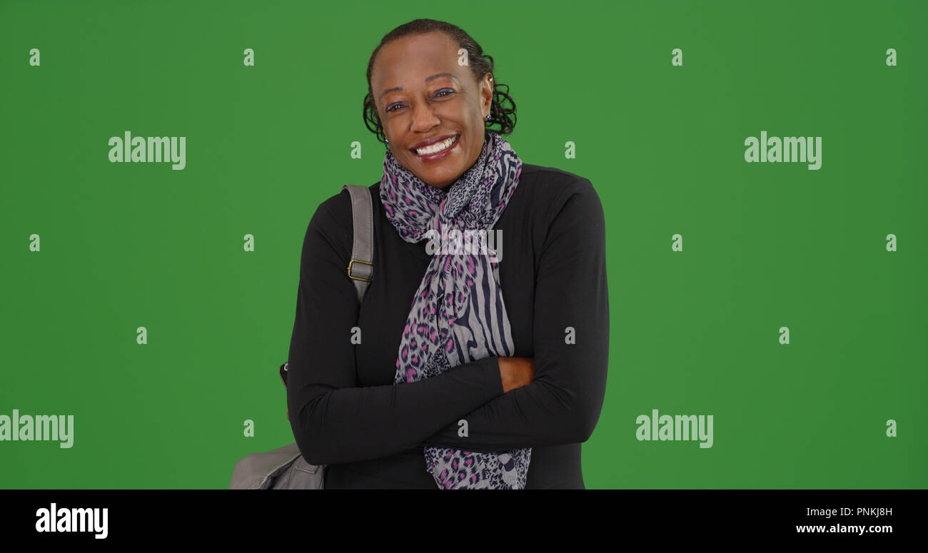 Black african woman isolated mature hi-res stock photography and images ...
