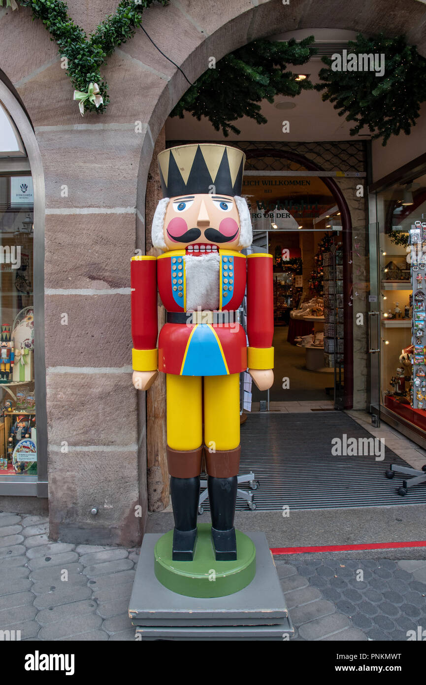 Lifesize Nutcracker In Nuremberg Germany Stock Photo 219865684