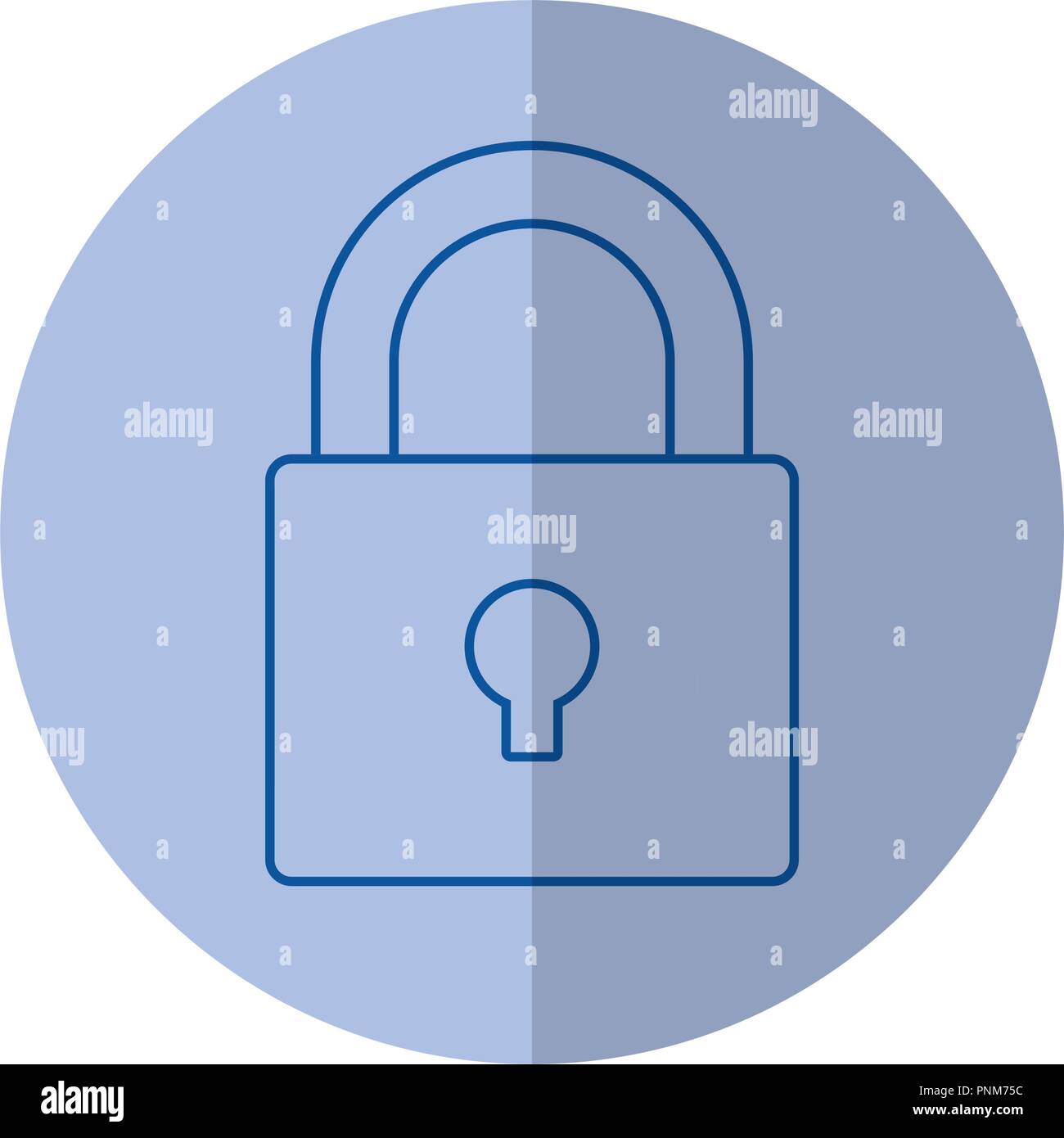 security padlock protection close icon vector illustration Stock Vector ...