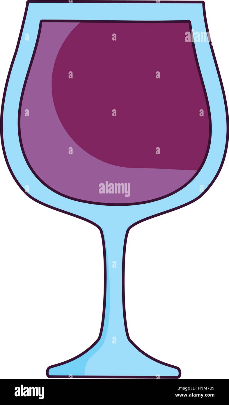 wine glass icon over white background, vector illustration Stock Vector ...