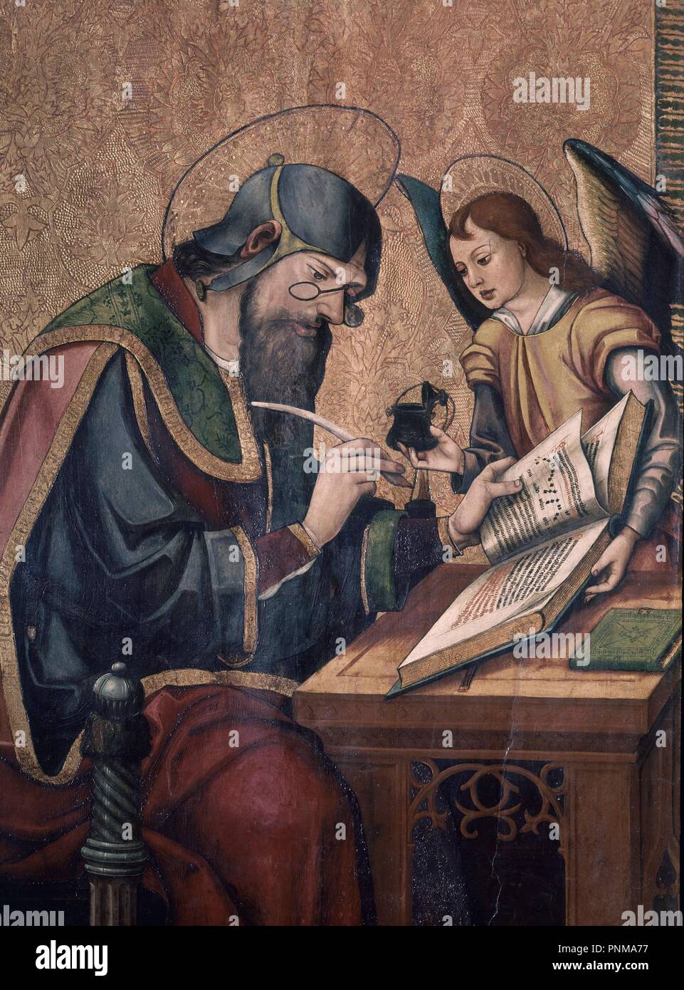 TABLA DE SAN MATEO SIGLO XVI. Author MAESTRO PORTILLO. Location