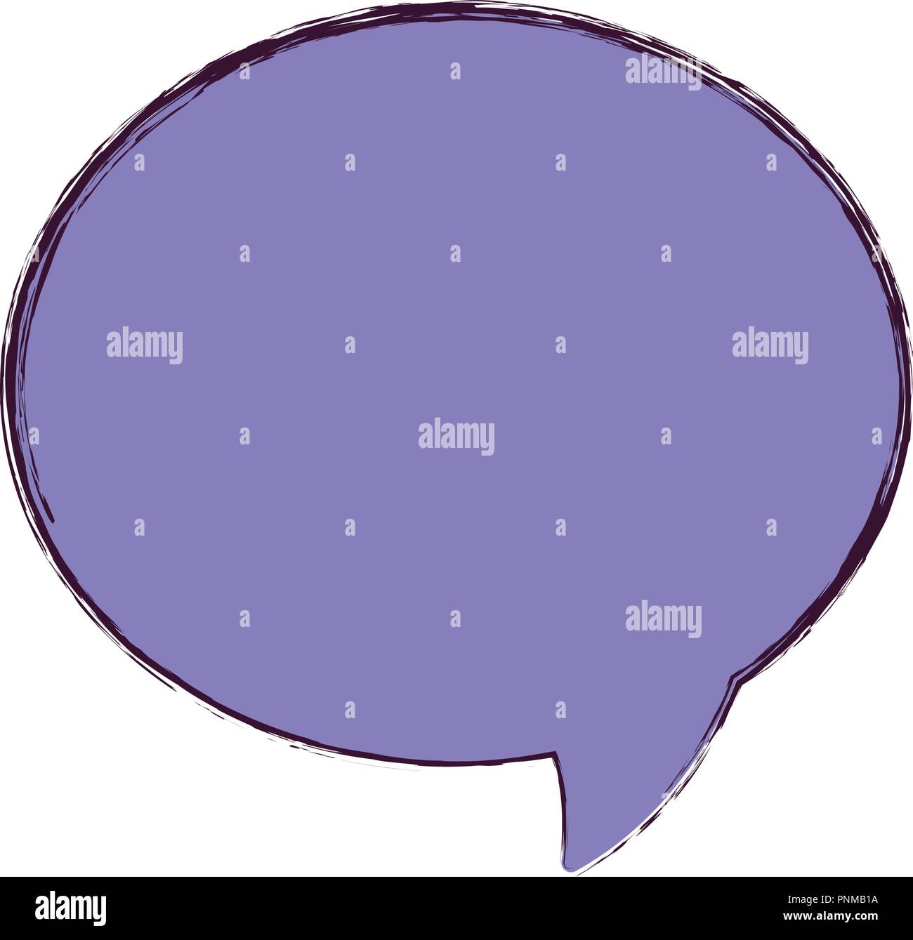 speech bubble message chat communication vector illustration Stock ...