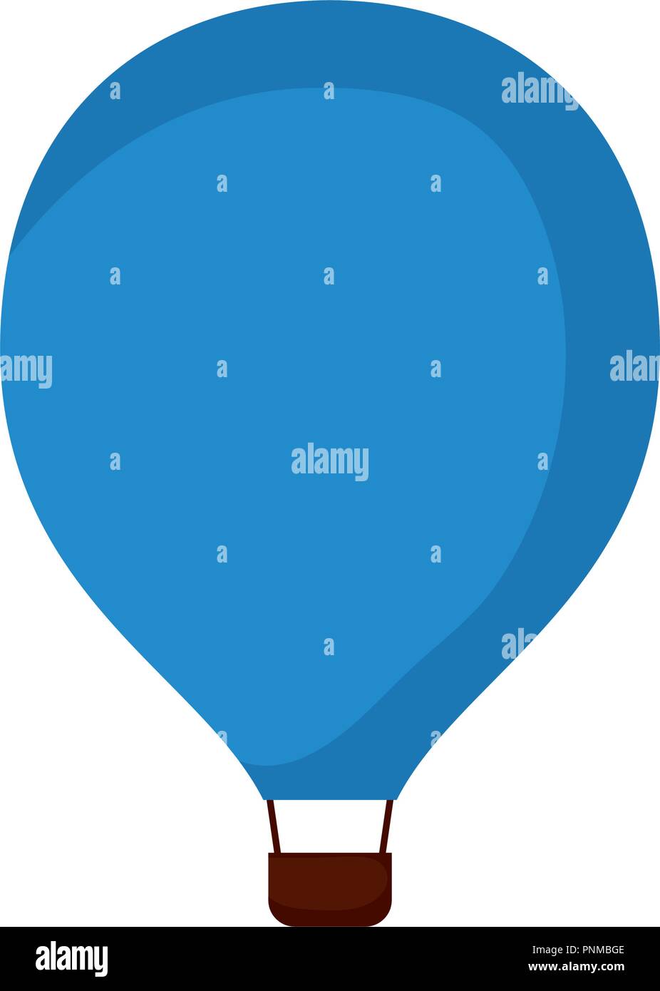 hot air balloon icon over white background, vector illustration Stock ...