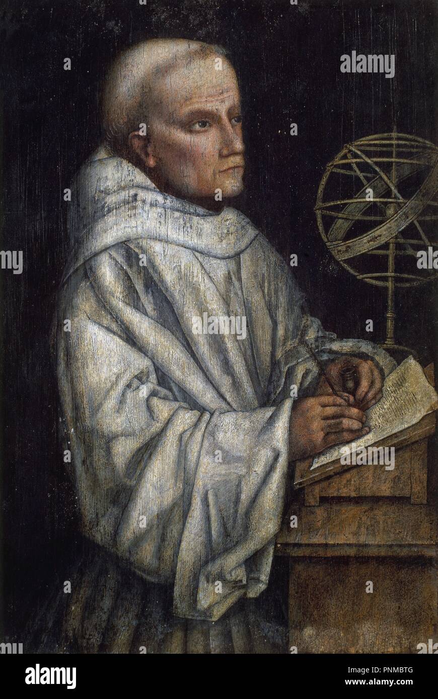 SANCHO DE SALAYA (1469-?) ASTROLOGY PROFESSOR AND DOCTOR OF THE INQUISITION COUNCIL. Location: MUSEO NAVAL / MINISTERIO DE MARINA. MADRID. SPAIN. Stock Photo