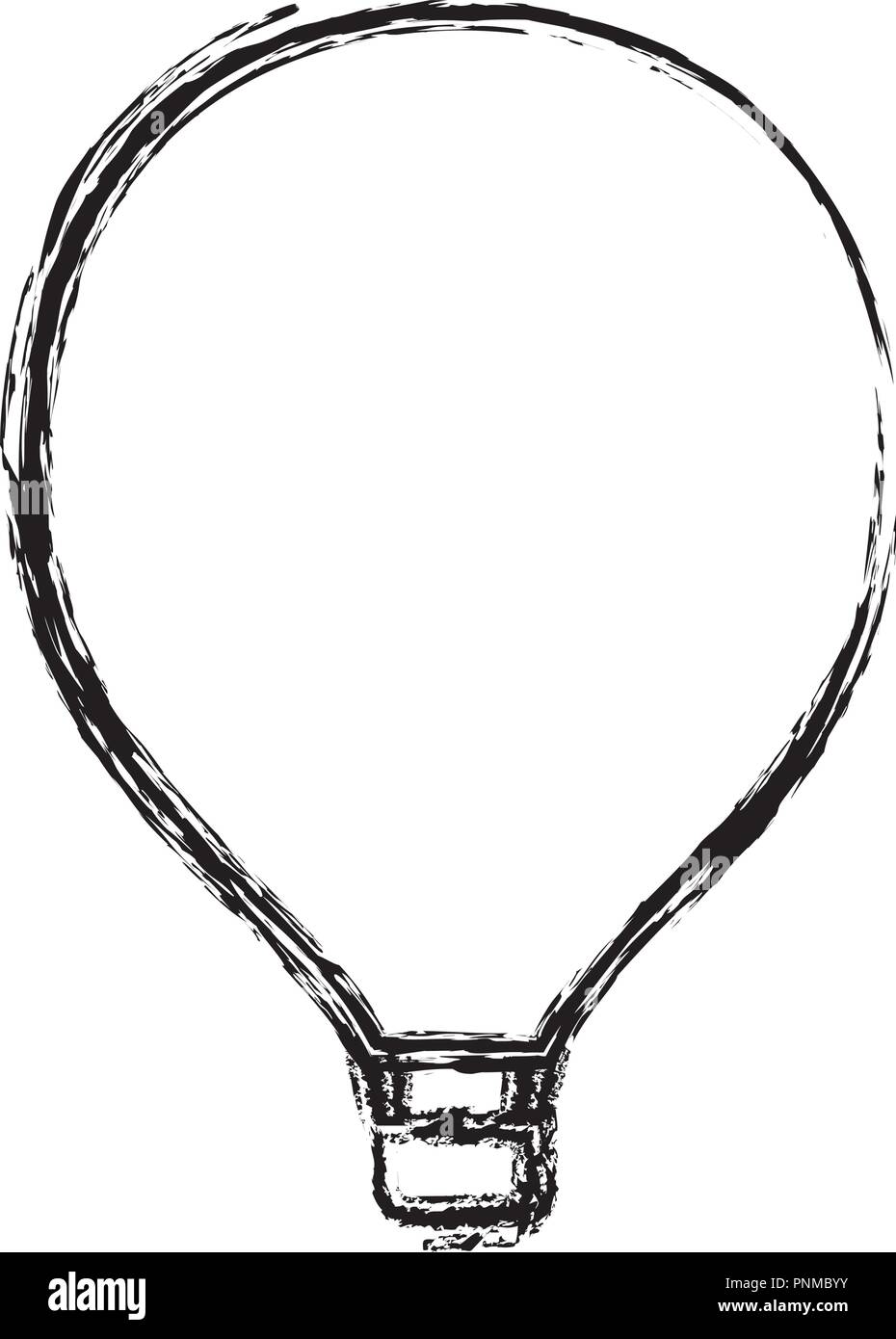 hot air balloon icon over white background, vector illustration Stock ...