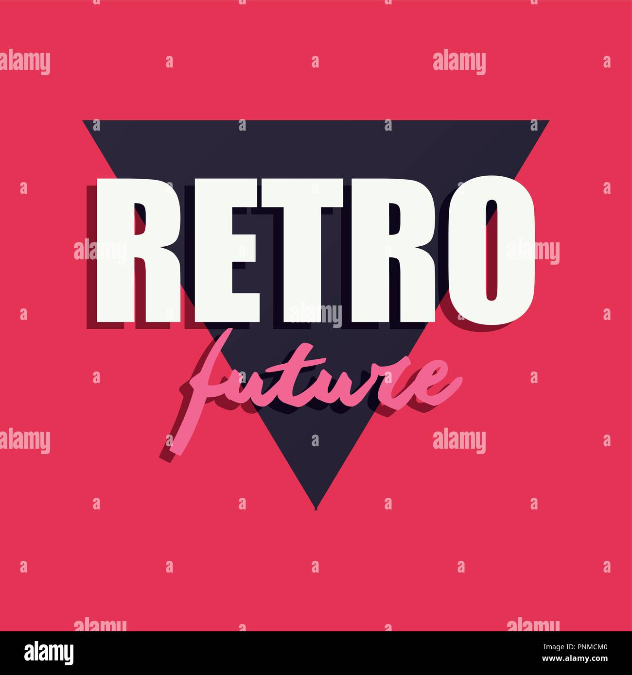 Future nostalgia Stock Vector Images - Alamy