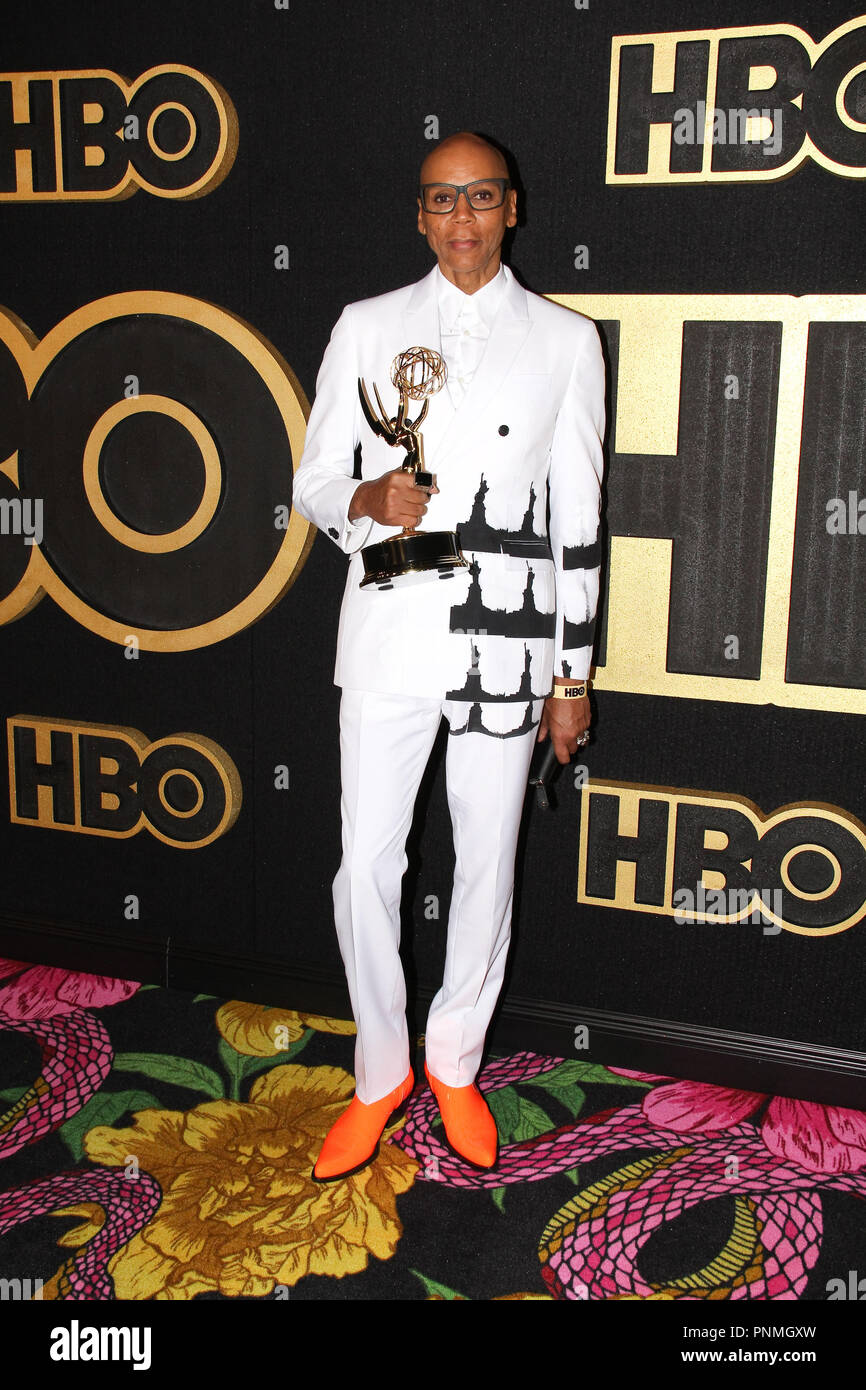 RuPaul at the 2018 HBO Emmy After Party. Held at the Pacific Design Center in Los Angeles, CA, September 17, 2018. Photo by: R.Anthony / PictureLux Stock Photo