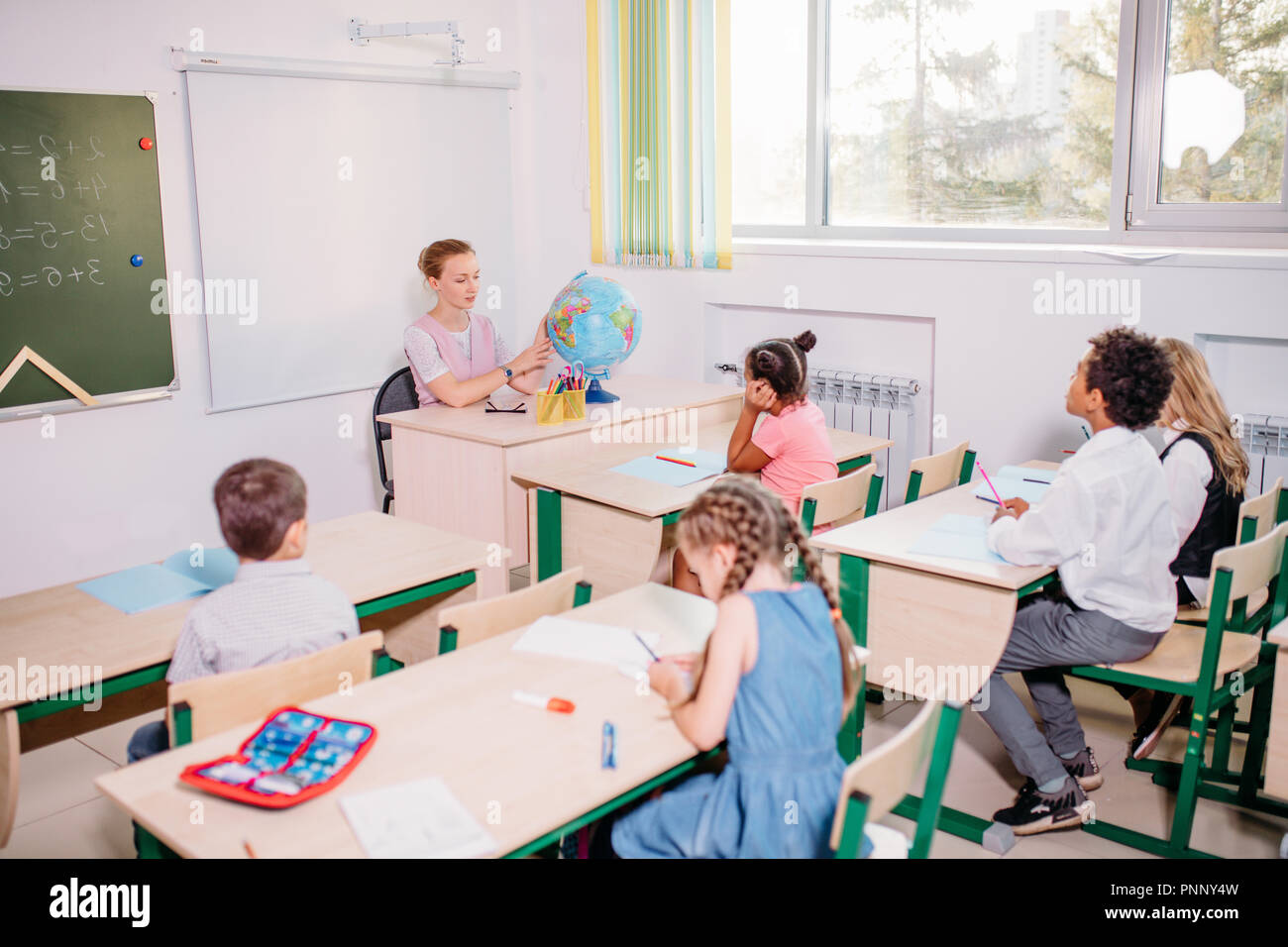 school children are participating actively in class. Education ...