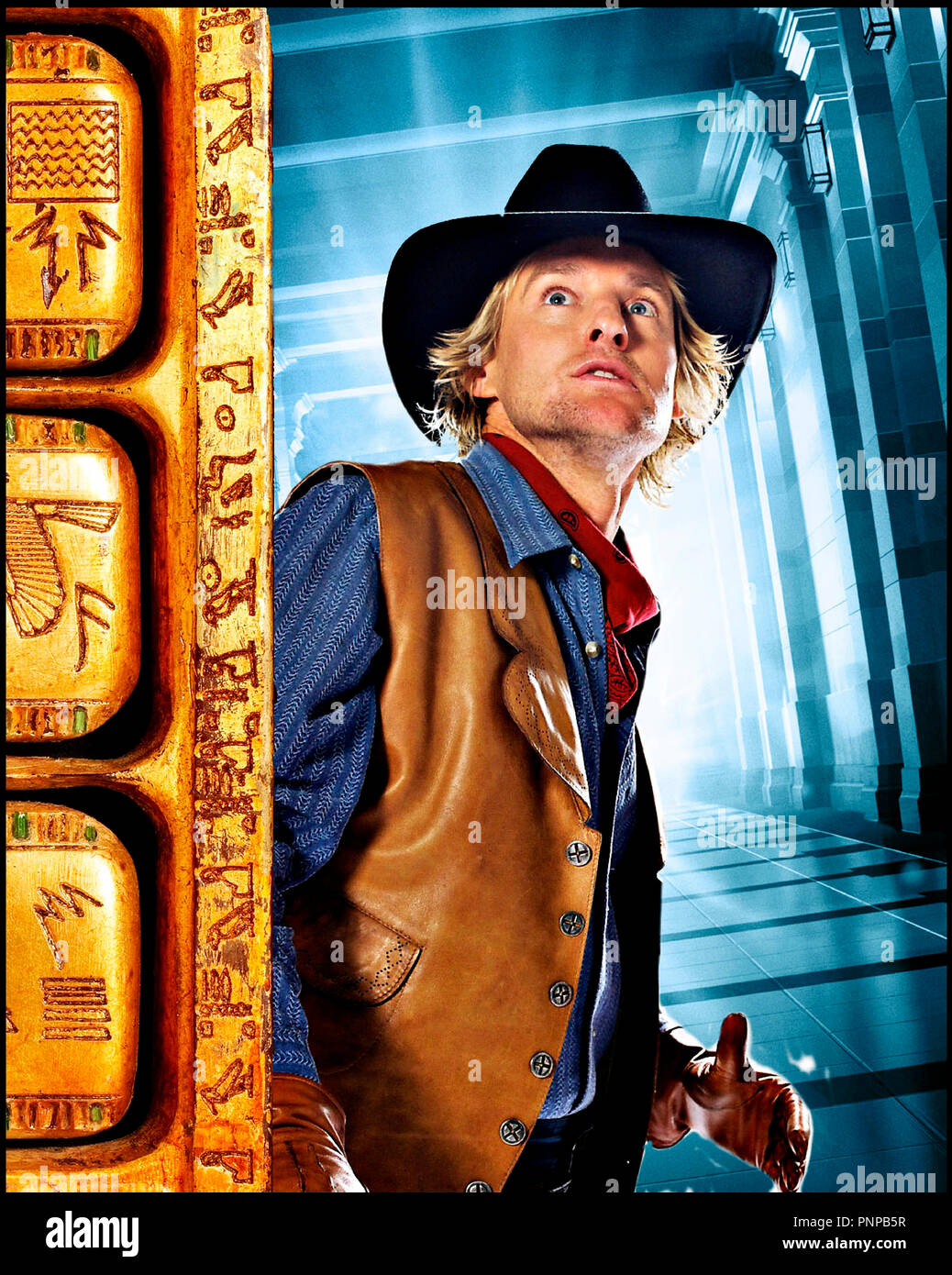 Owen Wilson La Nuit Au Musée Night Museum Battle Smithsonian 2009 Stock Photos & Night Museum Battle