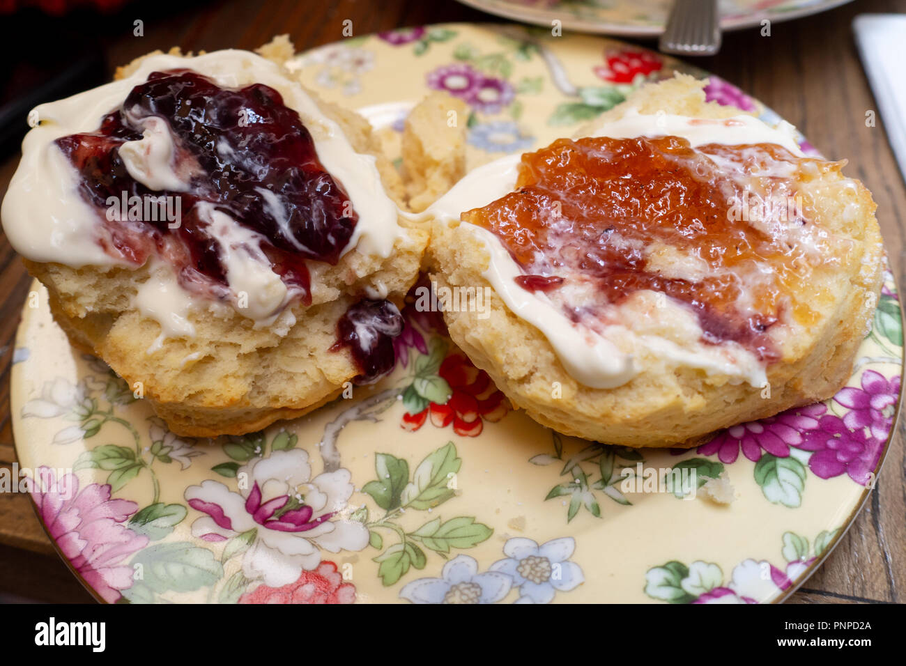 Jam and cream biscuits hires stock photography and images Alamy