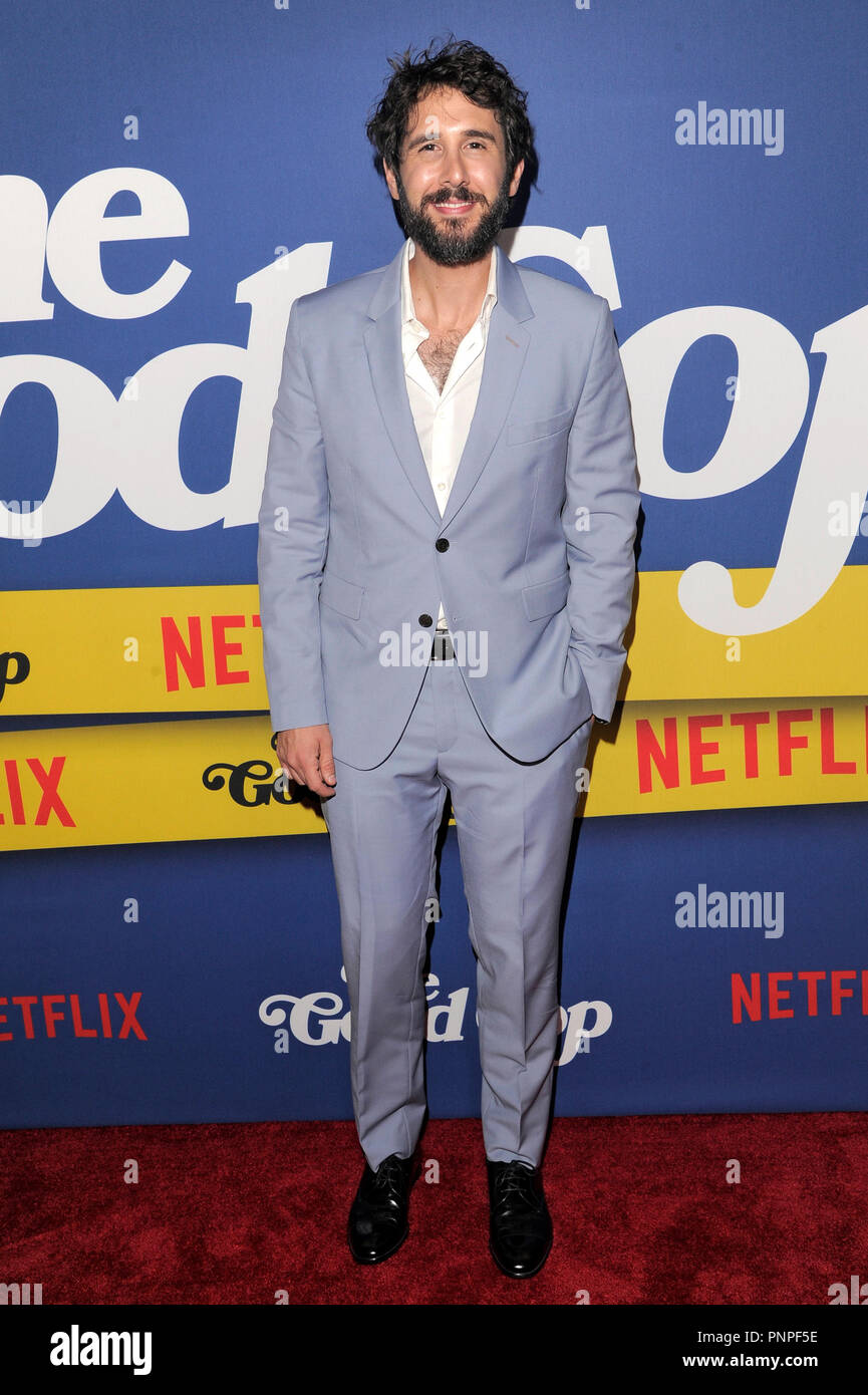 New York Usa 21st Sept 2018 Josh Groban Attends The Good Cop
