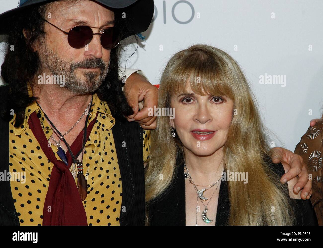 Las Vegas, USA. . 21st Sep, 2018. Mike Campbell, Stevie Nicks of Fleetwood  Mac at arrivals for 2018 iHeartRadio Music Festival and Daytime Stage - FRI  2, T-Mobile Arena, Las Vegas, NV