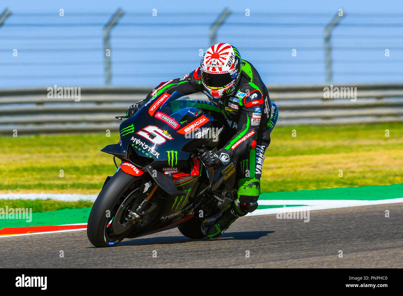 JOHANN ZARCO (5) of France and Monster Yamaha Tech 3 during the MOTO GP  Free Practice