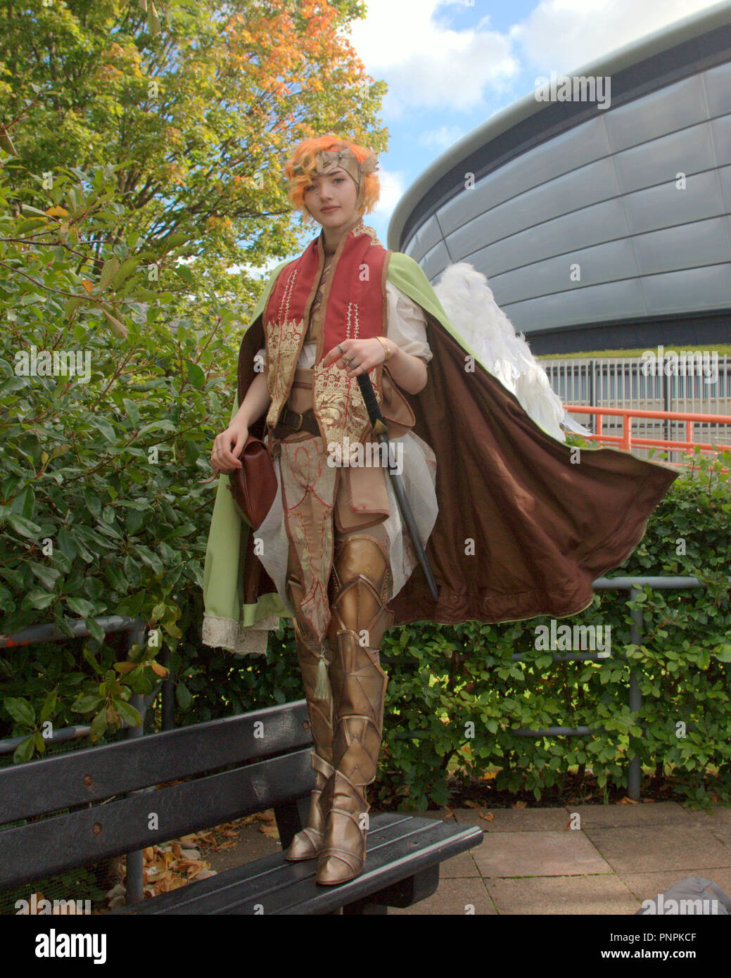 Glasgow, Scotland, UK.22nd September, 2018.The world of Disney and anime came together as Cos Players descended on the SEC conference centre on  the banks of the Clyde for Glasgow MCM Comic Con.  Gerard Ferry/Alamy news Stock Photo