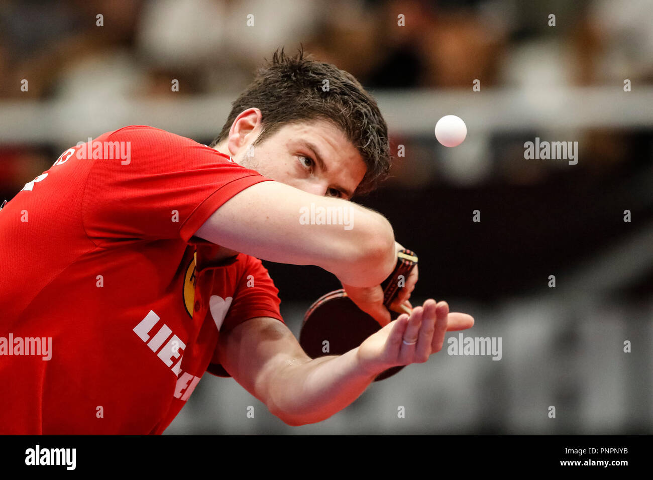 Alicante, Spain. 22nd Sep, 2018. Table tennis, European Championship