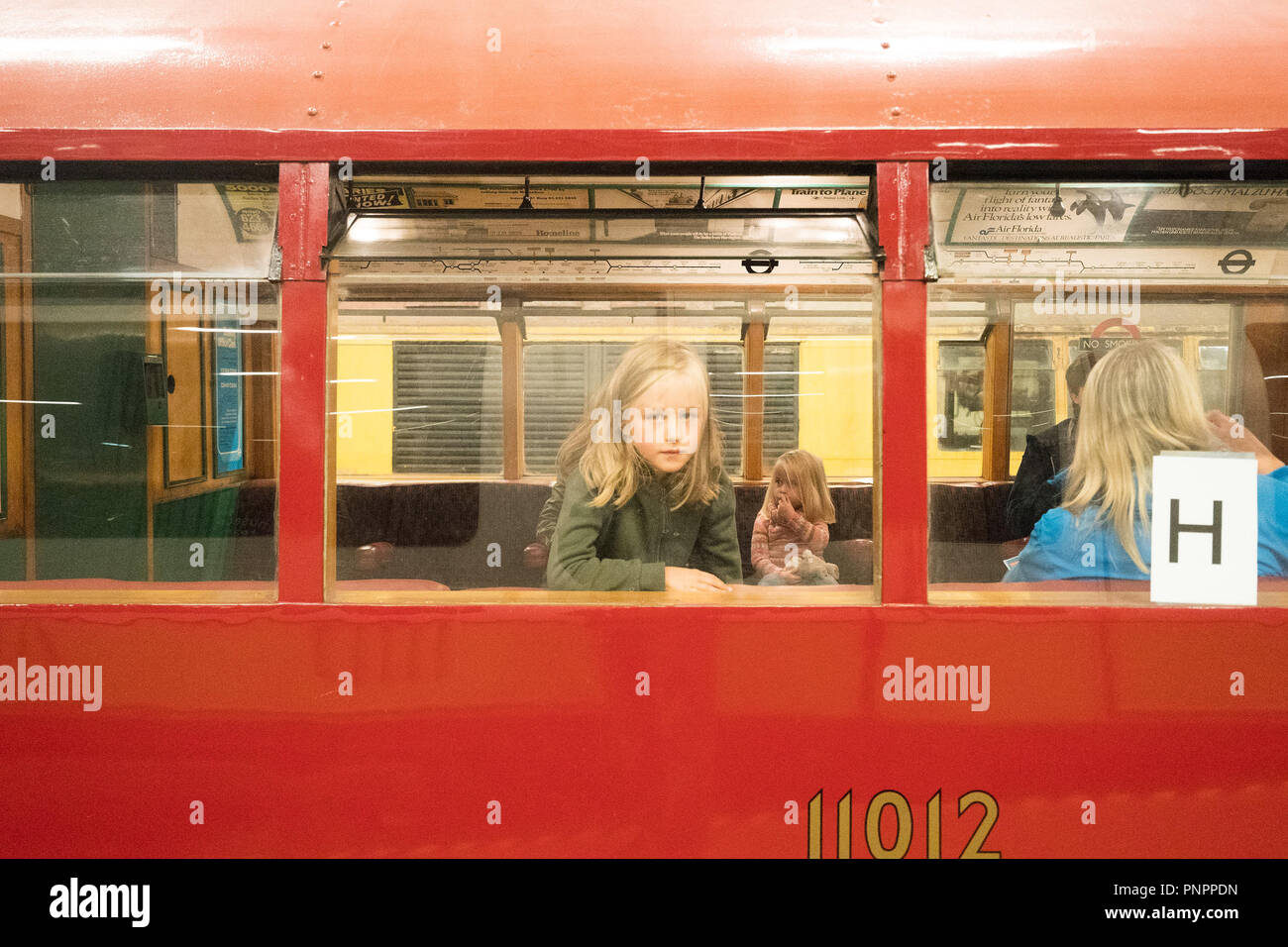 Scenes from the London Transport Museum Depot, which opens its doors to the public twice a year. Photo date: Saturday, September 22, 2018. Photo: Roger Garfield/Alamy Live News Stock Photo