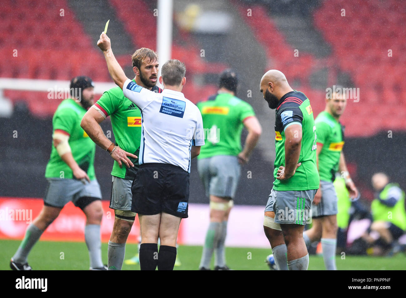 Yellow Card Rugby High Resolution Stock Photography And Images Alamy
