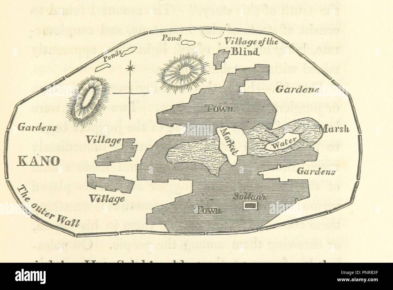 Image  from page 307 of '[Narrative of Travels and Discoveries in Northern and Central Africa, in the years 1822, 1823, and 1824, by Major Denham, Captain Clapperton and the late Doctor Oudney . With an appendix . by Majo0044. Stock Photo