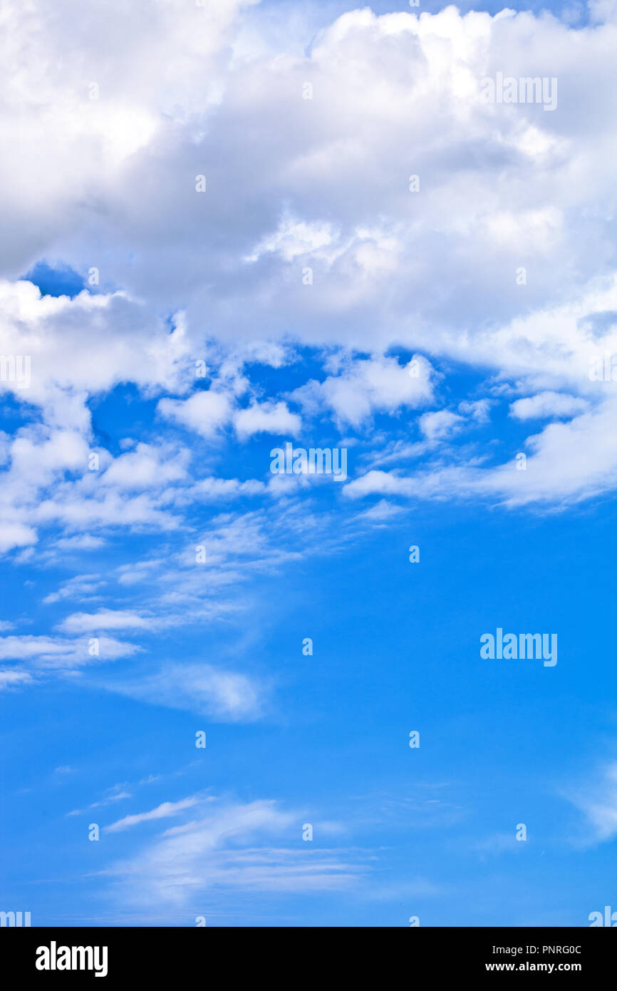 blue sky with clouds closeup Stock Photo - Alamy