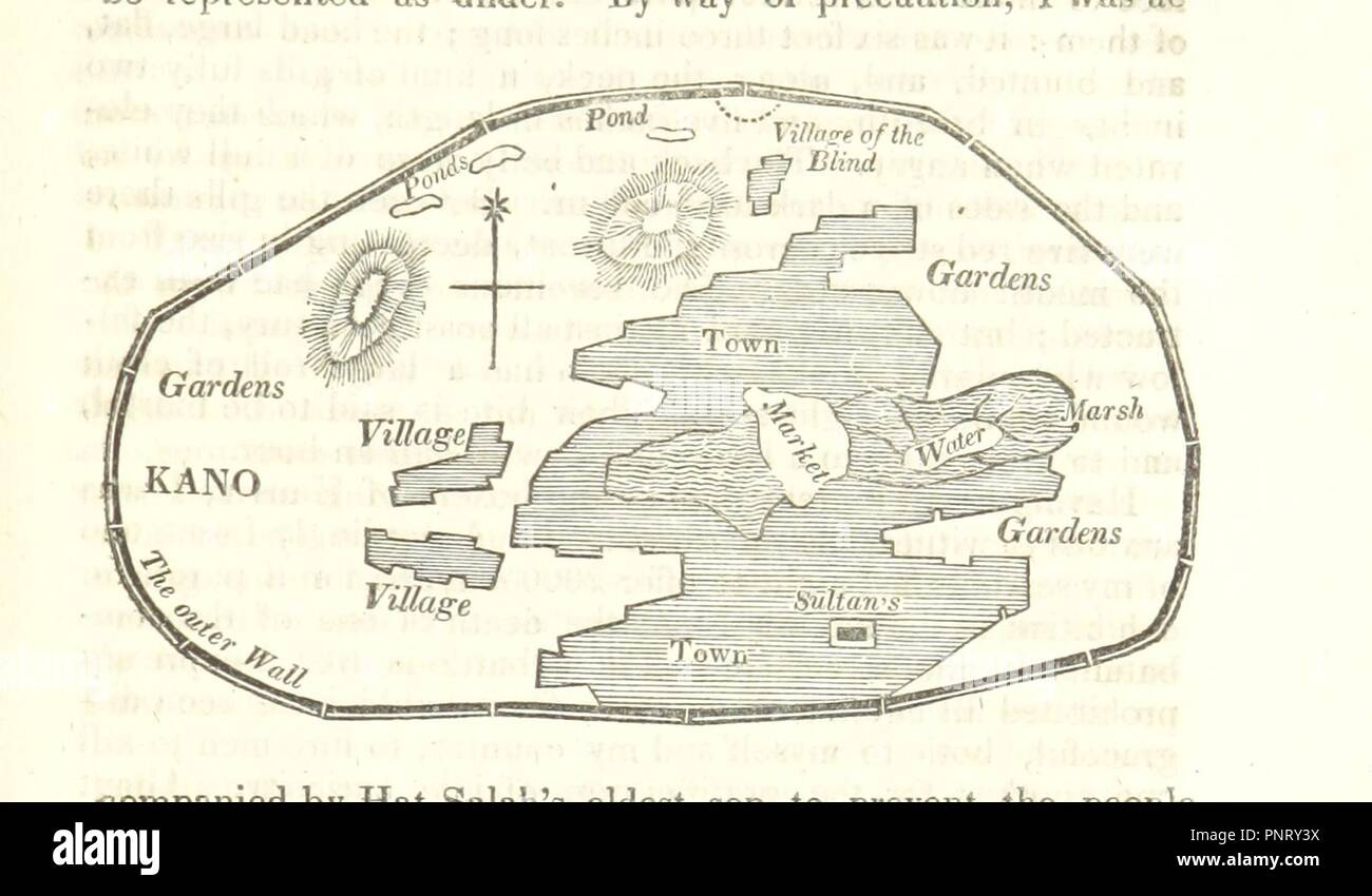 Image from page 381 of '[Narrative of Travels and Discoveries in Northern and Central Africa, in the years 1822, 1823, and 1824, by Major Denham, Captain Clapperton and the late Doctor Oudney . With an appendix . by Majo0011. Stock Photo