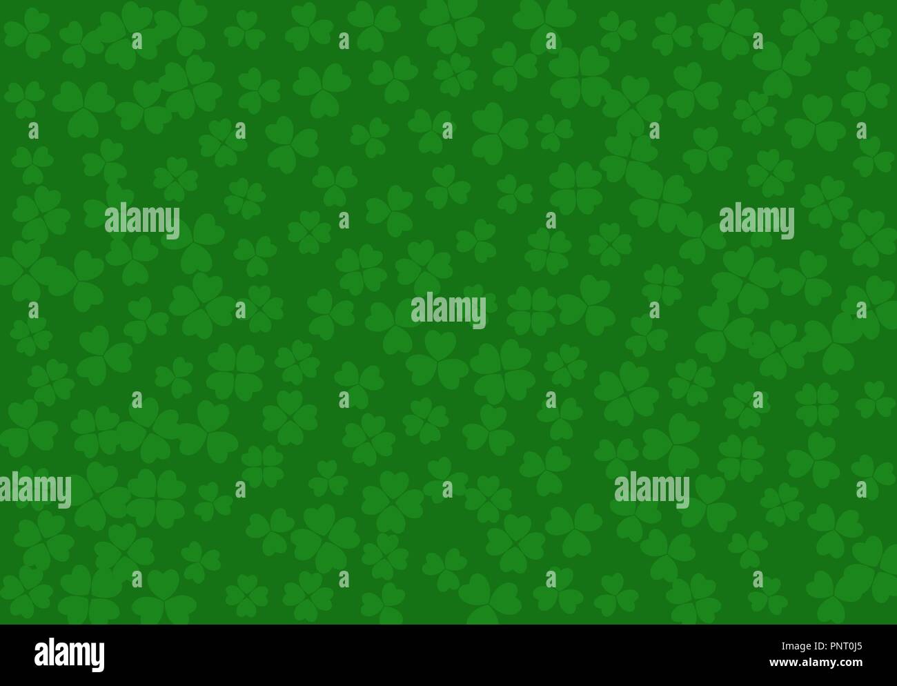 Vector background clover leaves, st Patricks day Stock Vector Image ...