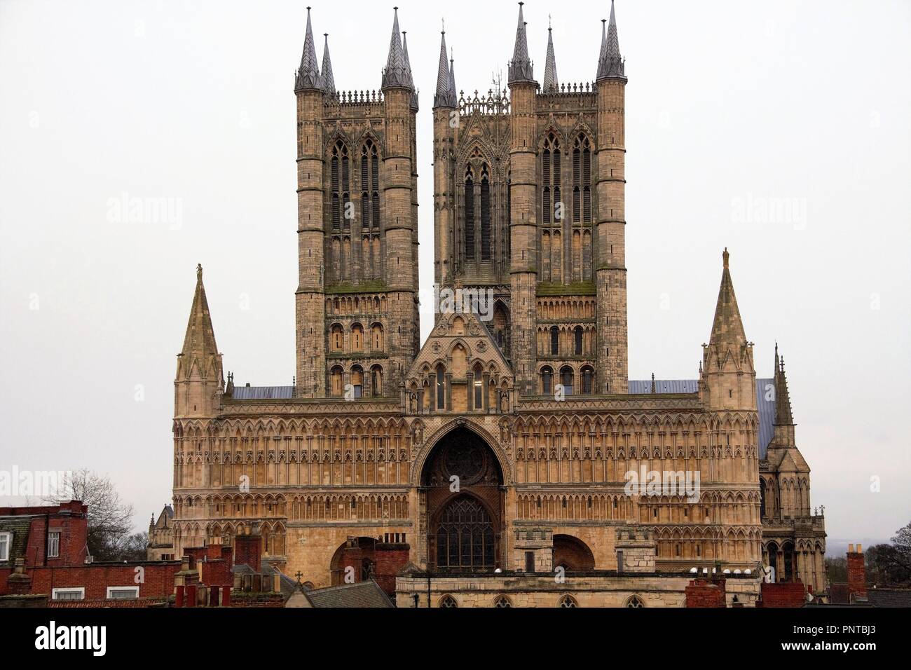 Lincoln Cathedral Stock Photo