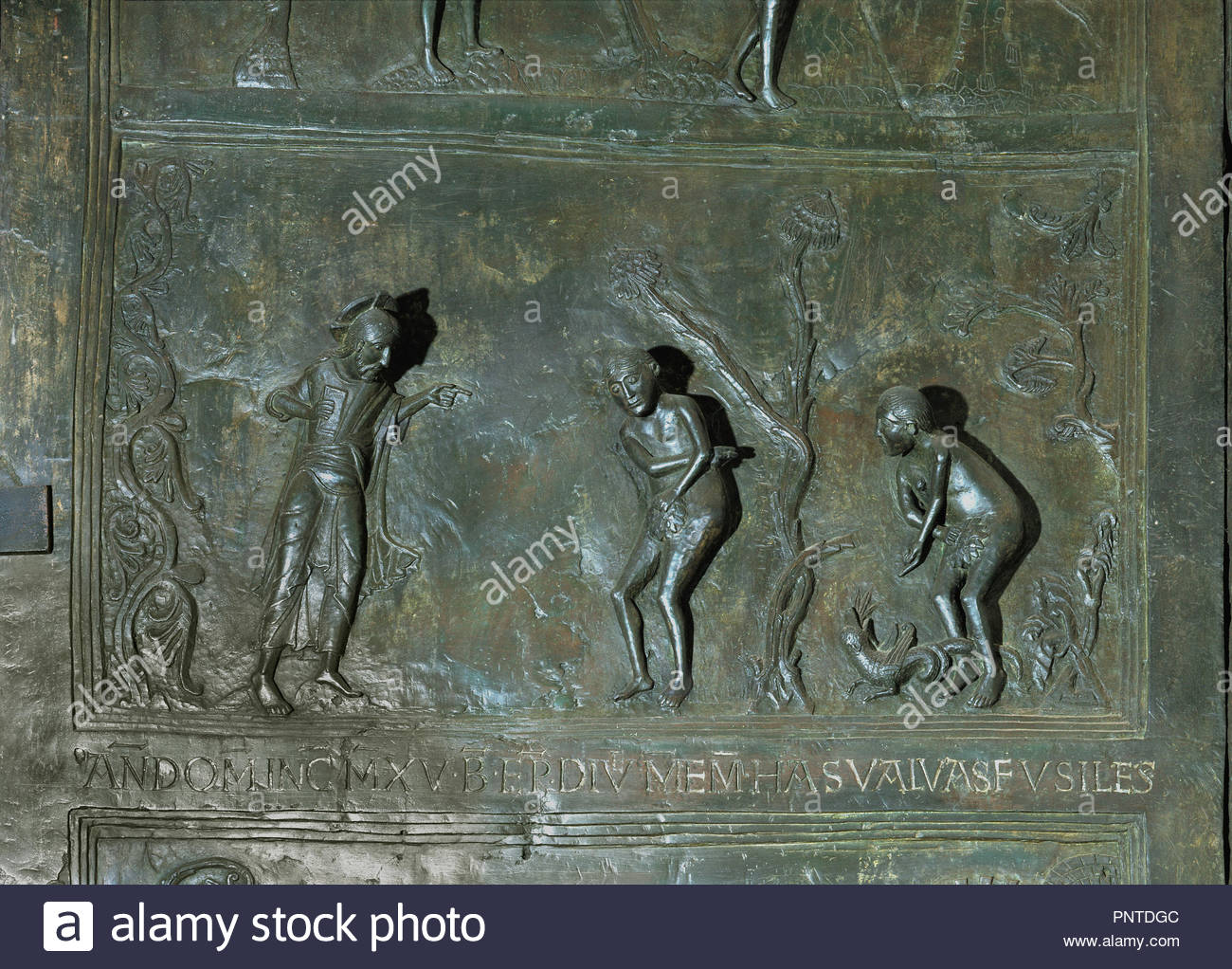 Sculpture Adam Eve Fall Stock Photos & Sculpture Adam Eve Fall Stock