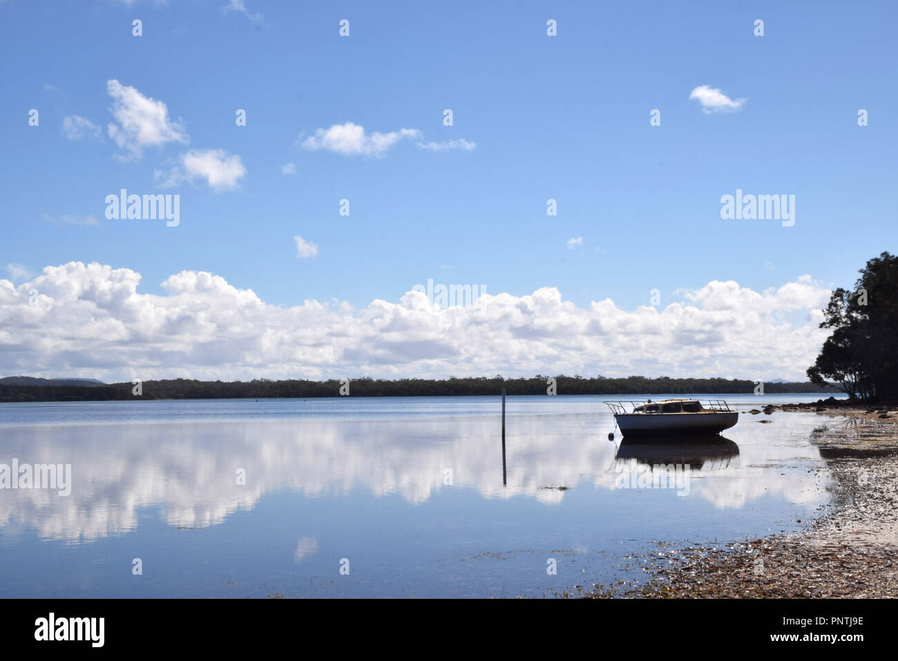 wallis lake, booti booti national park, nsw, australia Stock Photo
