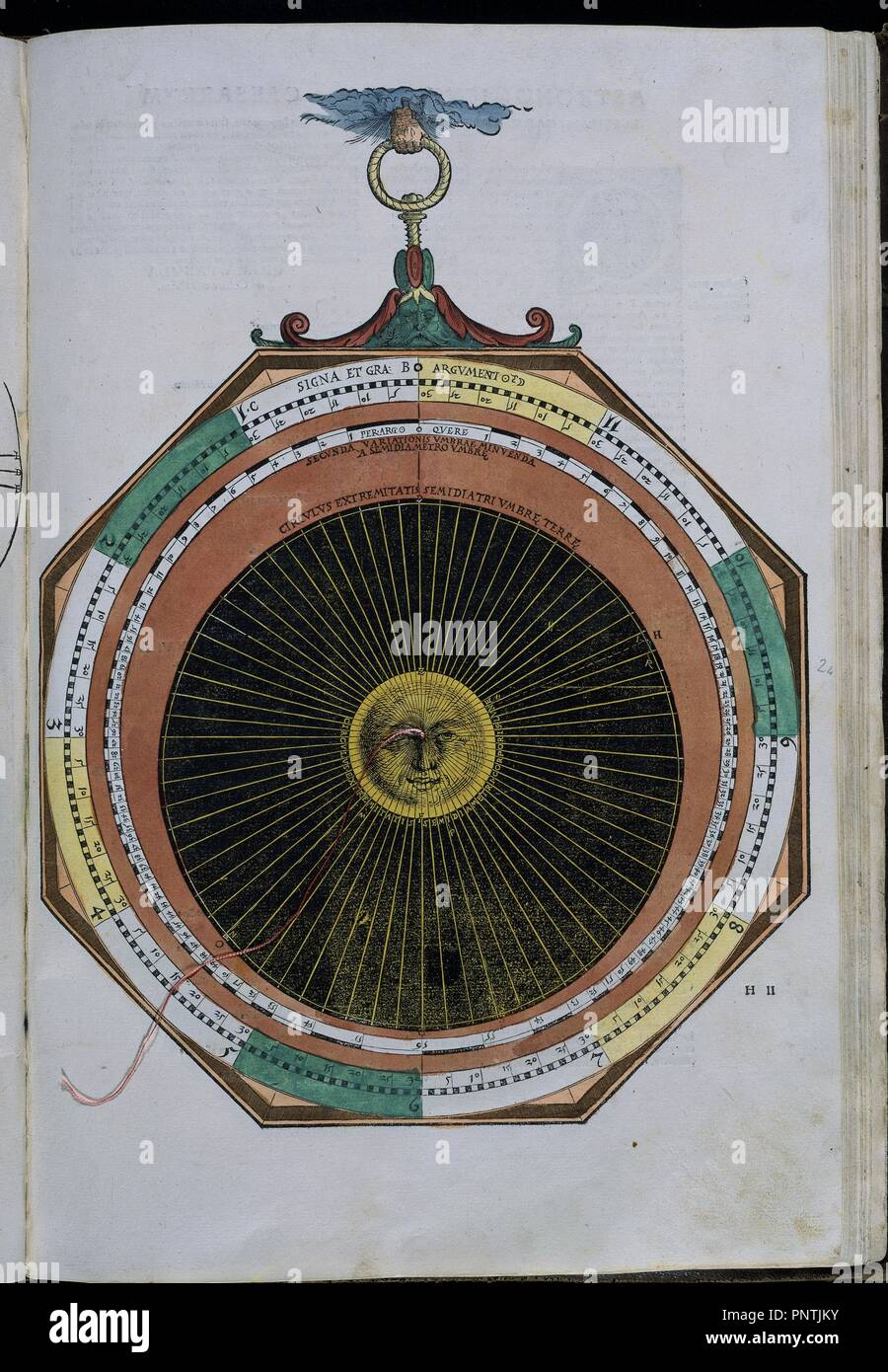 ASTRONOMICUN LAFAREUM - ASTRONOMIC TABLE WITH ASTROLABE - 16th CENTURY ...